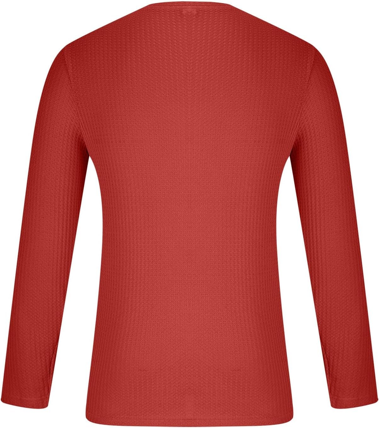 Muscularfit Shirts for Men Fashion Big and Tall Long Sleeve Athletic Gym Workout Tee Tops Causal Solid Crewneck Sweatshirts - Image 5