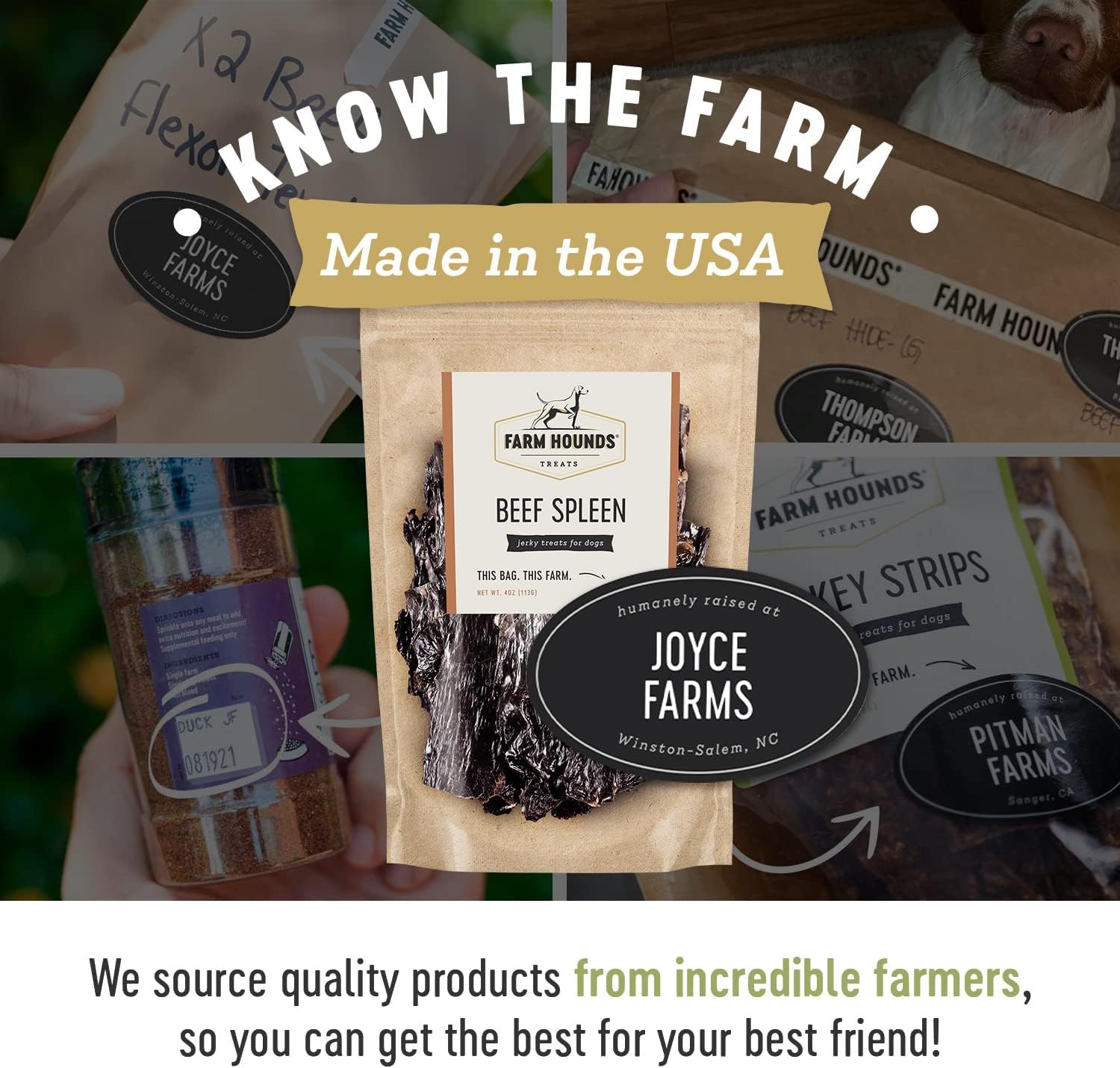 Farm Hounds - Beef Spleen - Premium Natural Beef Spleen Jerky For Dogs - Made From 100% Humanely Raised Cattle - Organ Treat - Great For Training & Treats - No Added Fillers - Made in USA -4oz -1 Pack - Image 6