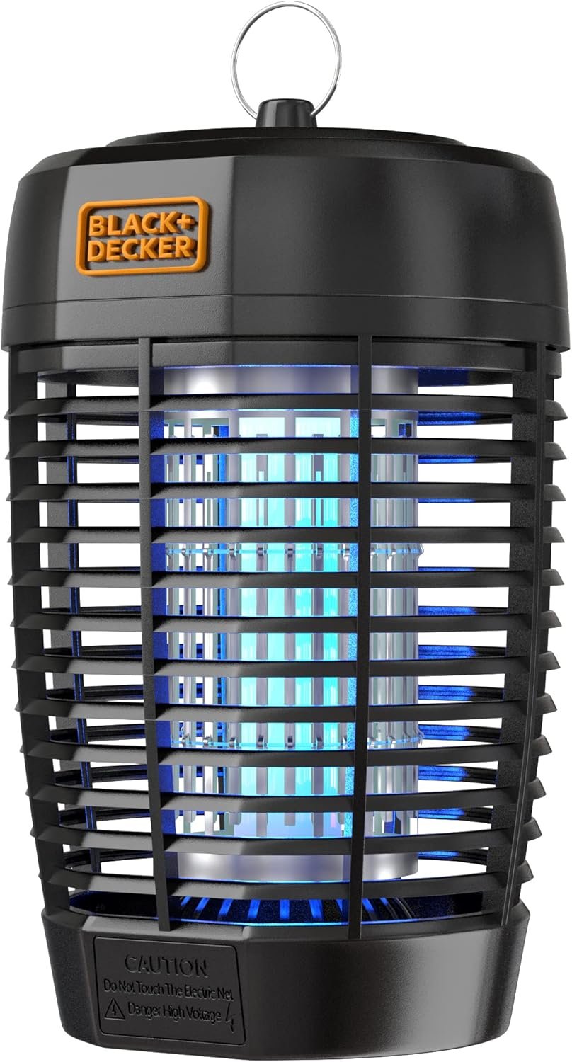 Black + Decker Bug Zapper- Mosquito Repellent Outdoor & Fly Traps for Indoors- Mosquito Zapper & Fly Killer- Gnat & Moth Traps for Home, Deck, Garden, Patio & More - Image 7