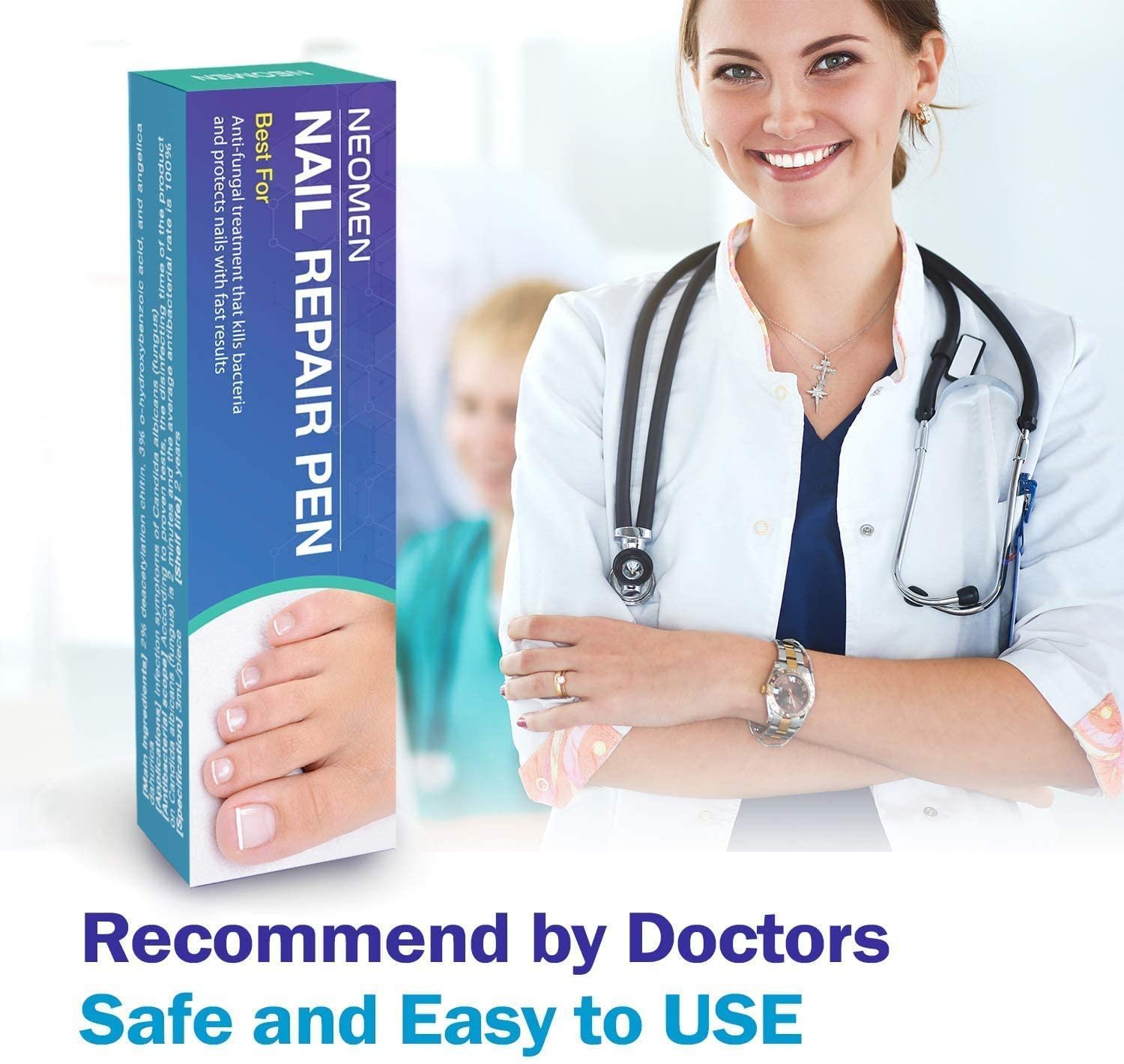 Nail Fungus Treatment Pen, Nail Fungus Treatment for Toenail Pen, Toenail and Nail Care, Nail Support by Neomen (4 Pcs) - Image 4