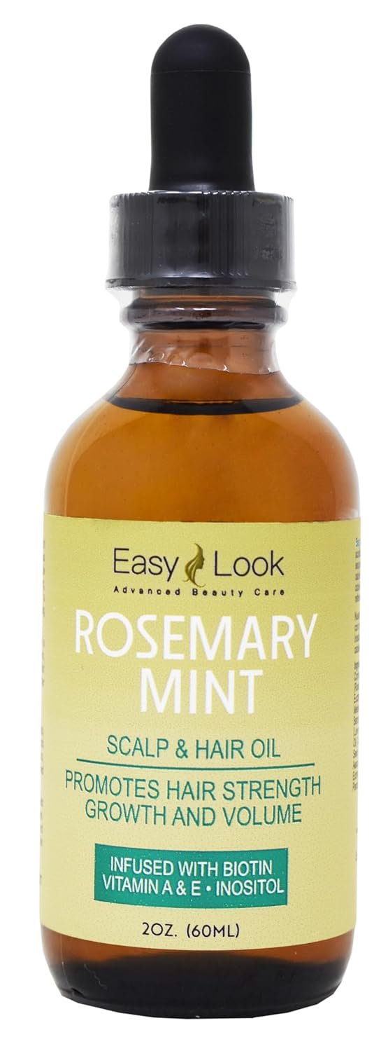 Rosemary Mint Scalp & Hair Strengthening Oil for All Hair Types, 2 Ounce - Image 2