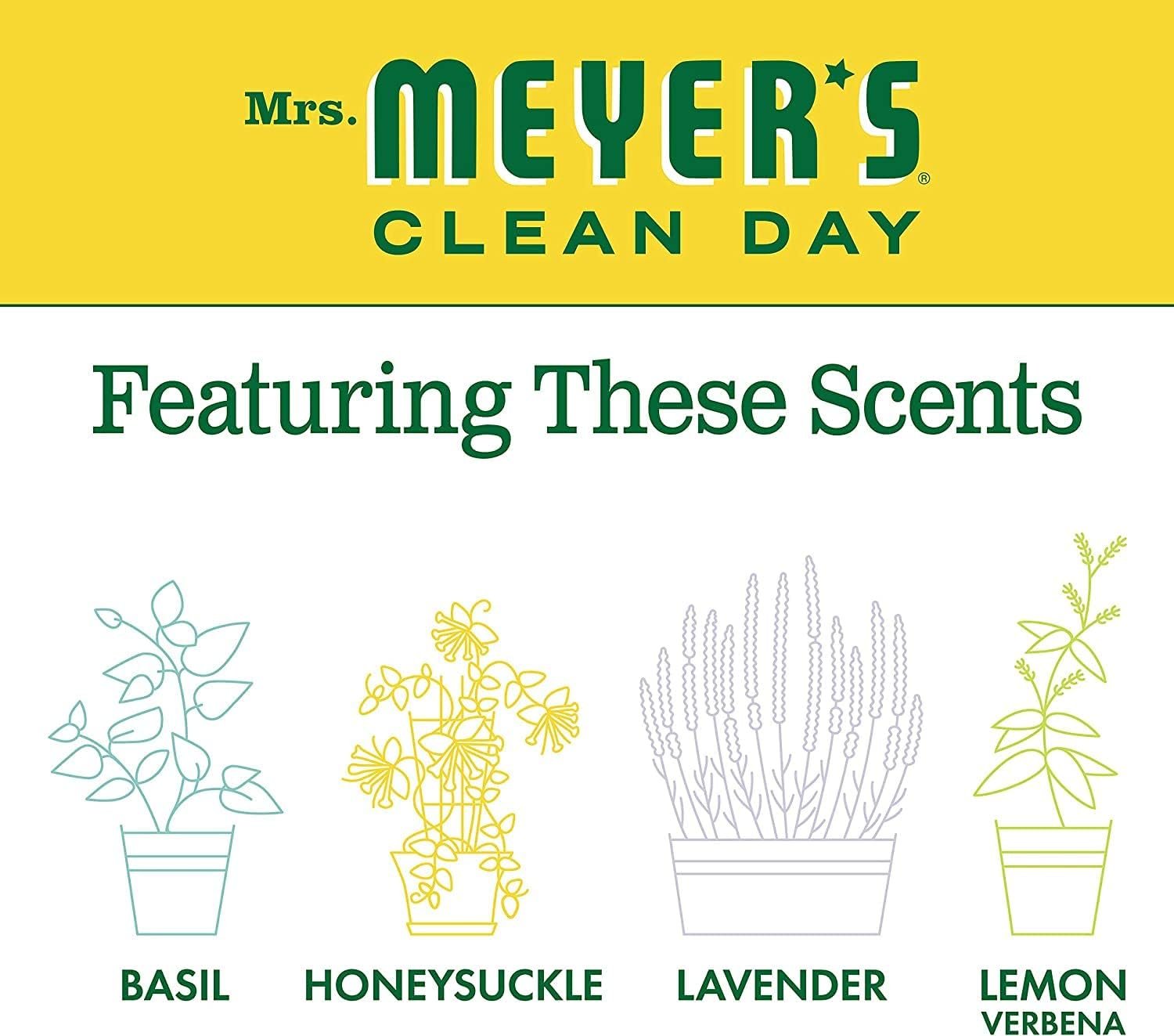 MRS. MEYER'S CLEAN DAY All-Purpose Cleaner Spray, Honeysuckle, 16 Fl Oz. (Pack of 12) - Image 7