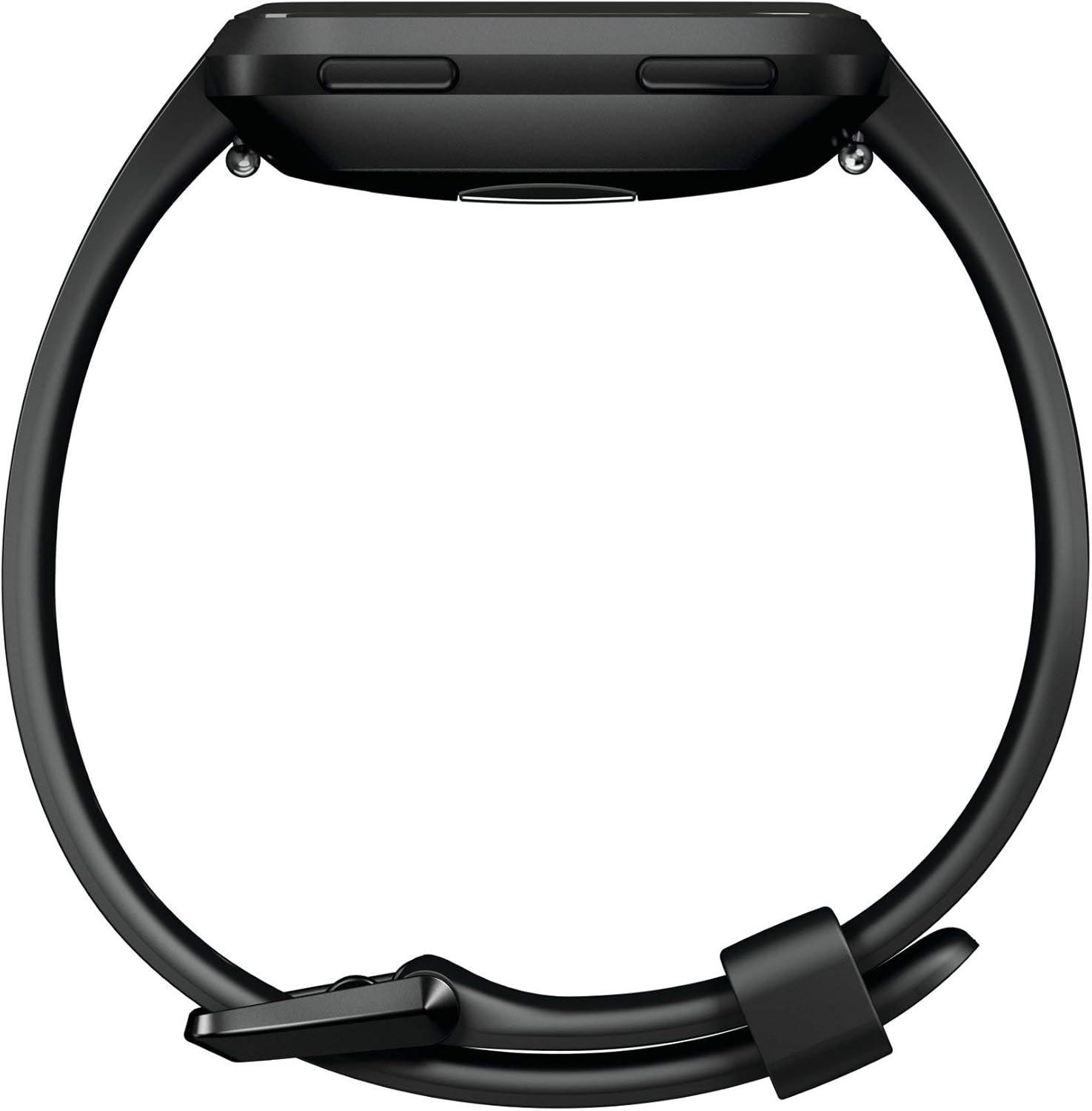 Fitbit Versa Smart Watch, Multisport Tracker, Black/Black Aluminium, One Size (S & L Bands Included) (Renewed) - Image 4