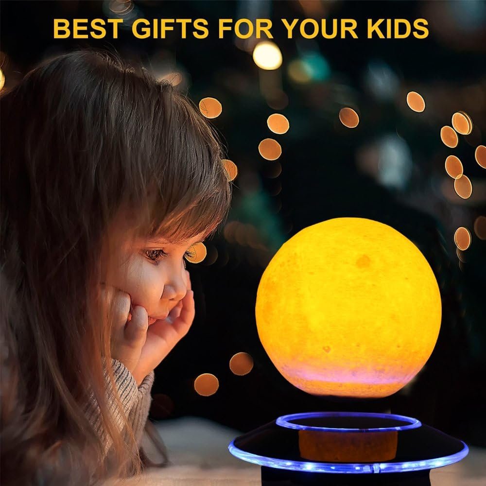 VGAzer Levitating Moon Lamp,Floating and Spinning in Air Freely 16 Colors 20 Models with Gradually Changing LED Lights for Home,Office Decor,Unique Holiday Gifts,Night Light - Image 5