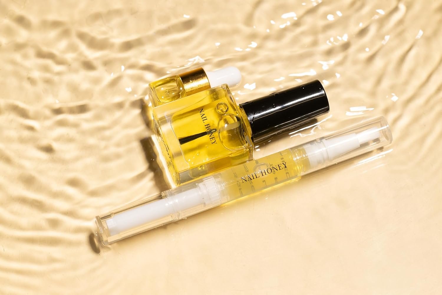 Twinkled T Nail Honey - Organic Nail Strengthening Treatment for Growth, Strength, & Moisture Nail Care Blend Cuticle Oil (Trio (Pen, Bottle, & Dropper)) - Image 4
