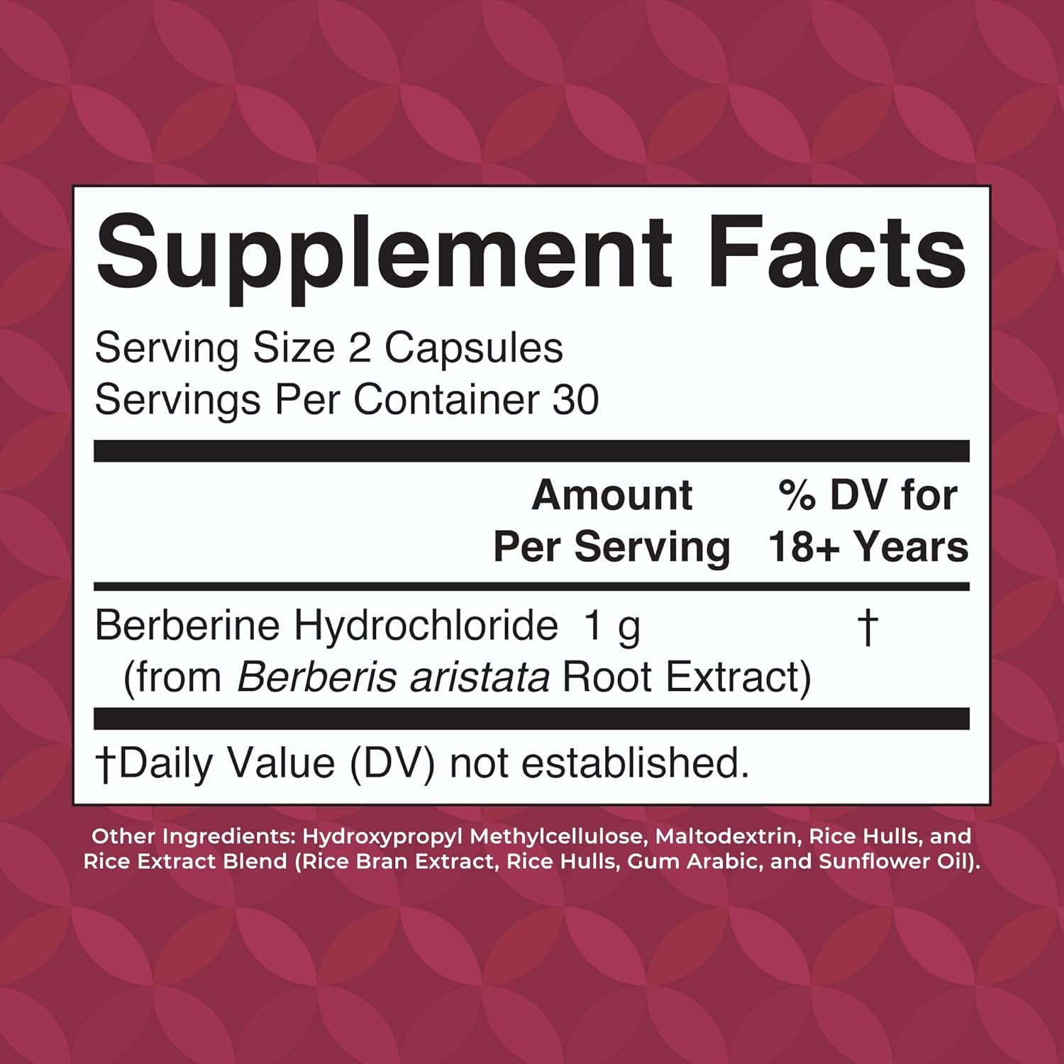 Berberine Supplement by MaryRuth's | Berberine 1000 mg Per Serving | 1 g Berberine | Healthy Metabolism with Diet and Exercise | Overall Health | Vegan Capsules | 30 Serving - Image 3