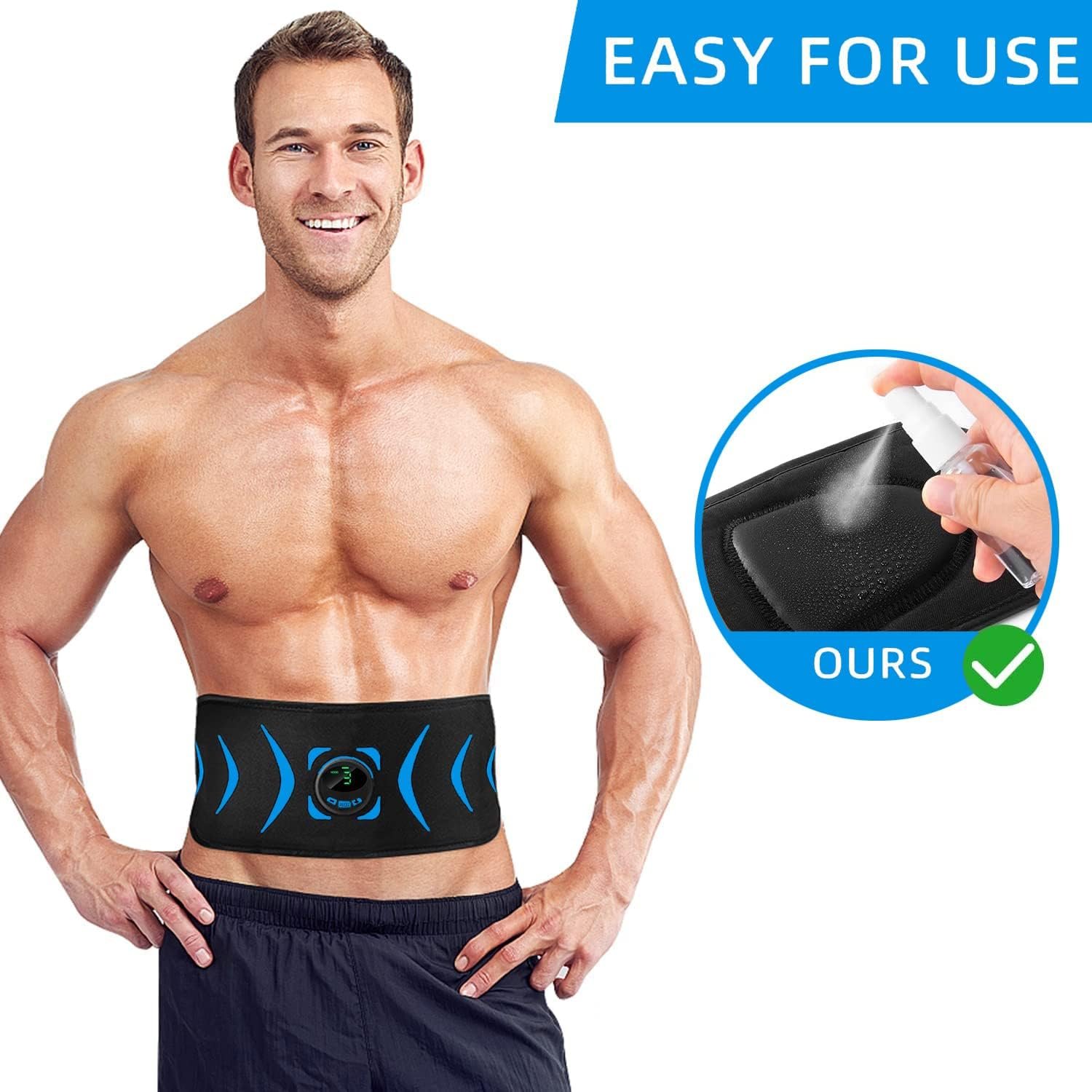 FOPIE Intelligent Wireless Fitness Apparatus, ABS Stimulator, Abdominal Toning Belt Portable Ab Toner Waist Trainer Fitness Trimmer Workout Equipment for Home NFB-6 - Image 5