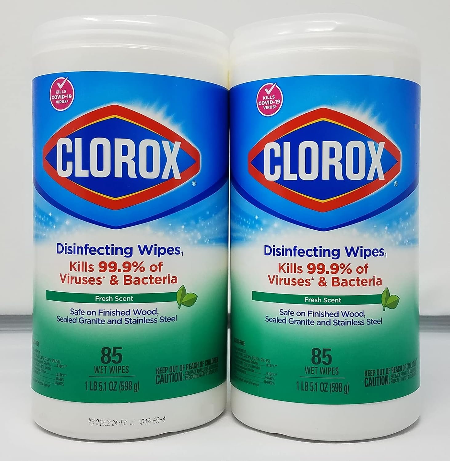 Clorox Disinfecting Wipes Fresh Scent 85ct Pack of 2 170 Count Total - Image 2