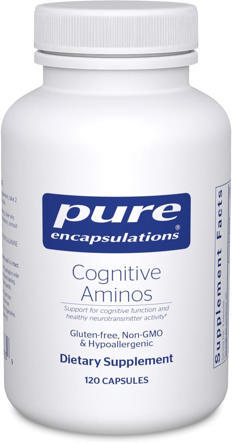 Pure Encapsulations Cognitive Aminos | Hypoallergenic Supplement for Cognitive Function Support | 120 Capsules - Image 2