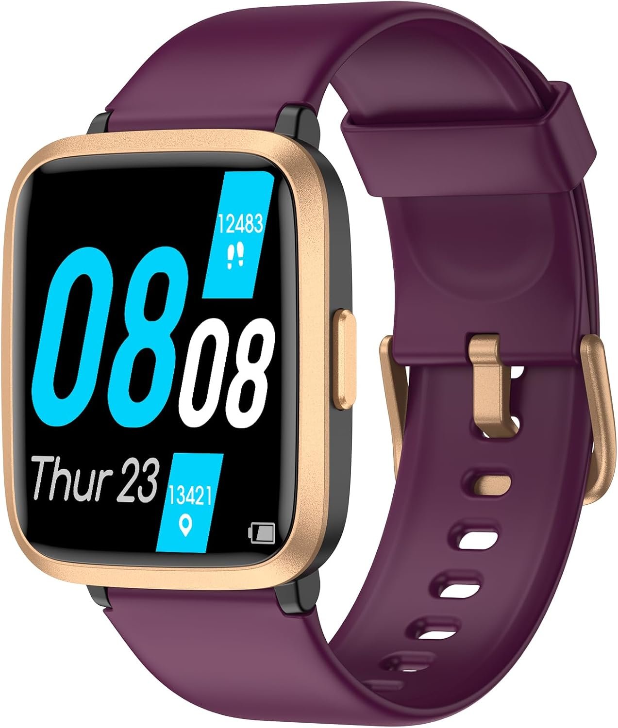 Smart Watch, Fitness Tracker with Touchscreen, Heart Rate Monitor, Blood Oxygen, Sleep Tracking Fitness Watch 5ATM Waterproof Smartwatch for Women Men Pedometer Step Calories for Android iOS - Image 8