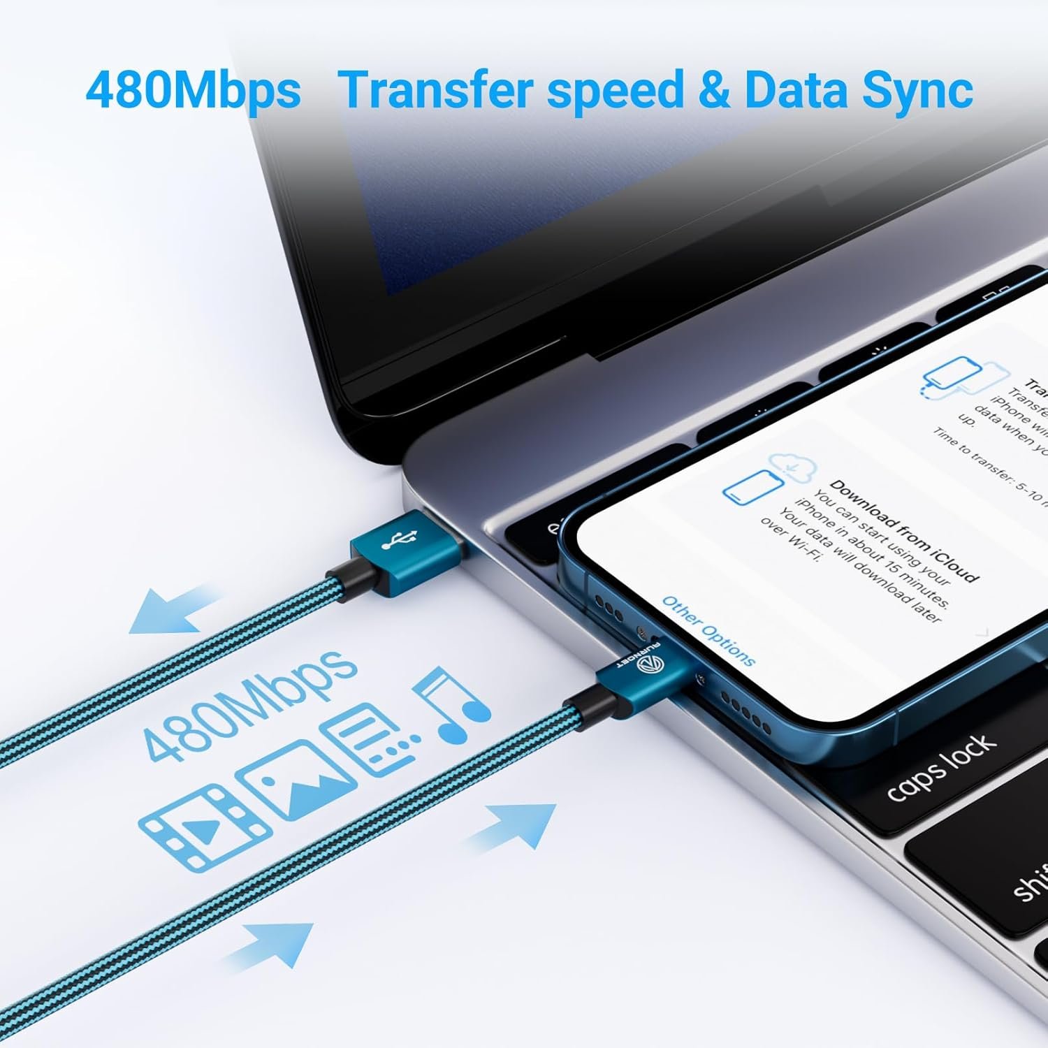 Type C Charger 10FT 4-Pack Type C Charger Fast Charging Nylon Braided USB C Cable for Samsung Galaxy S21 S20 S10 Plus Note 10 LG Google Pixel Moto - Image 6