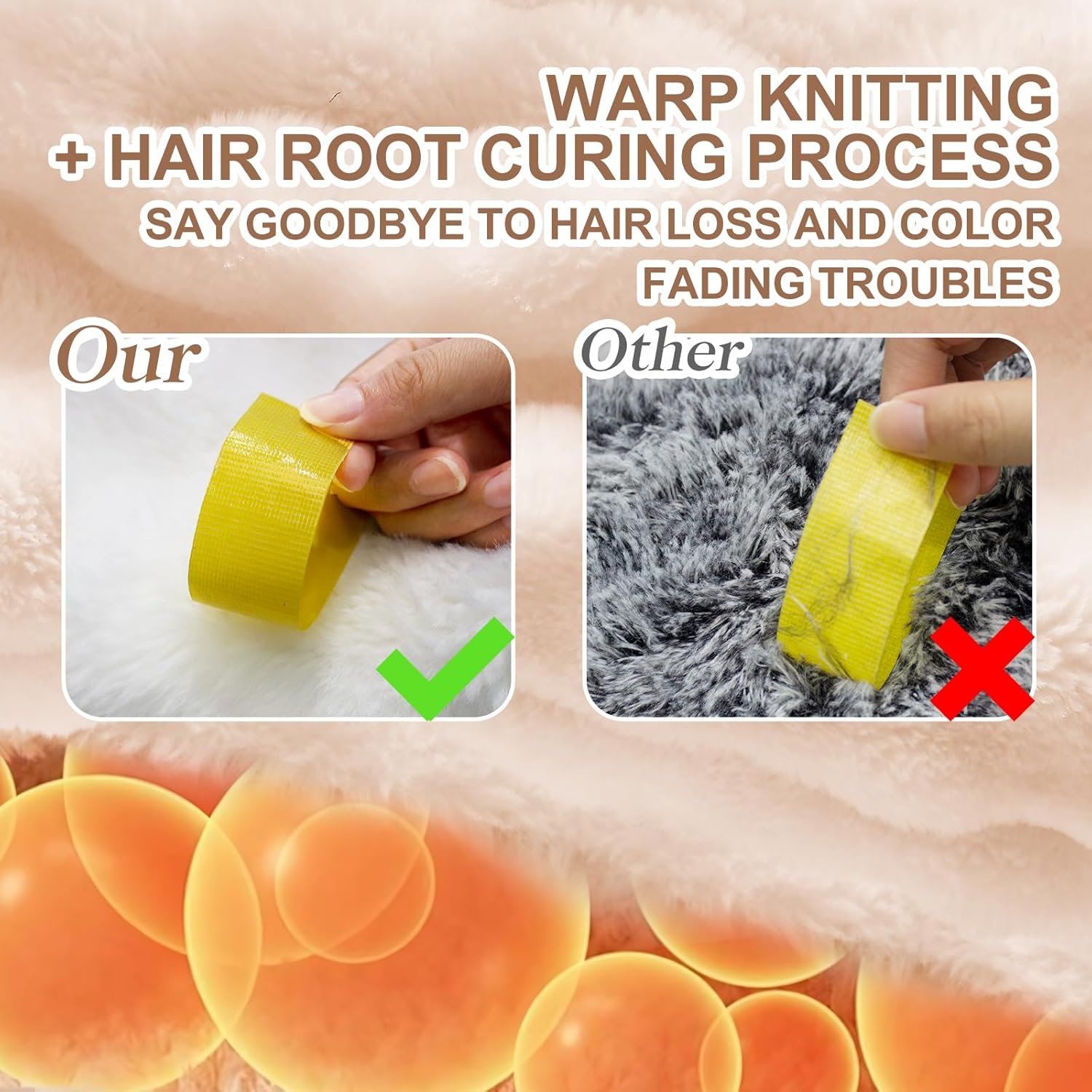 Faux Fur White Throw Blacket for Couch - Super Soft Heavy Flufyy Thick Bubble Throw Blankets for Bed Bedroom Living Room Farmhouse Sofa Chair Fall Winter Warm, 50x60 Inch - Image 7