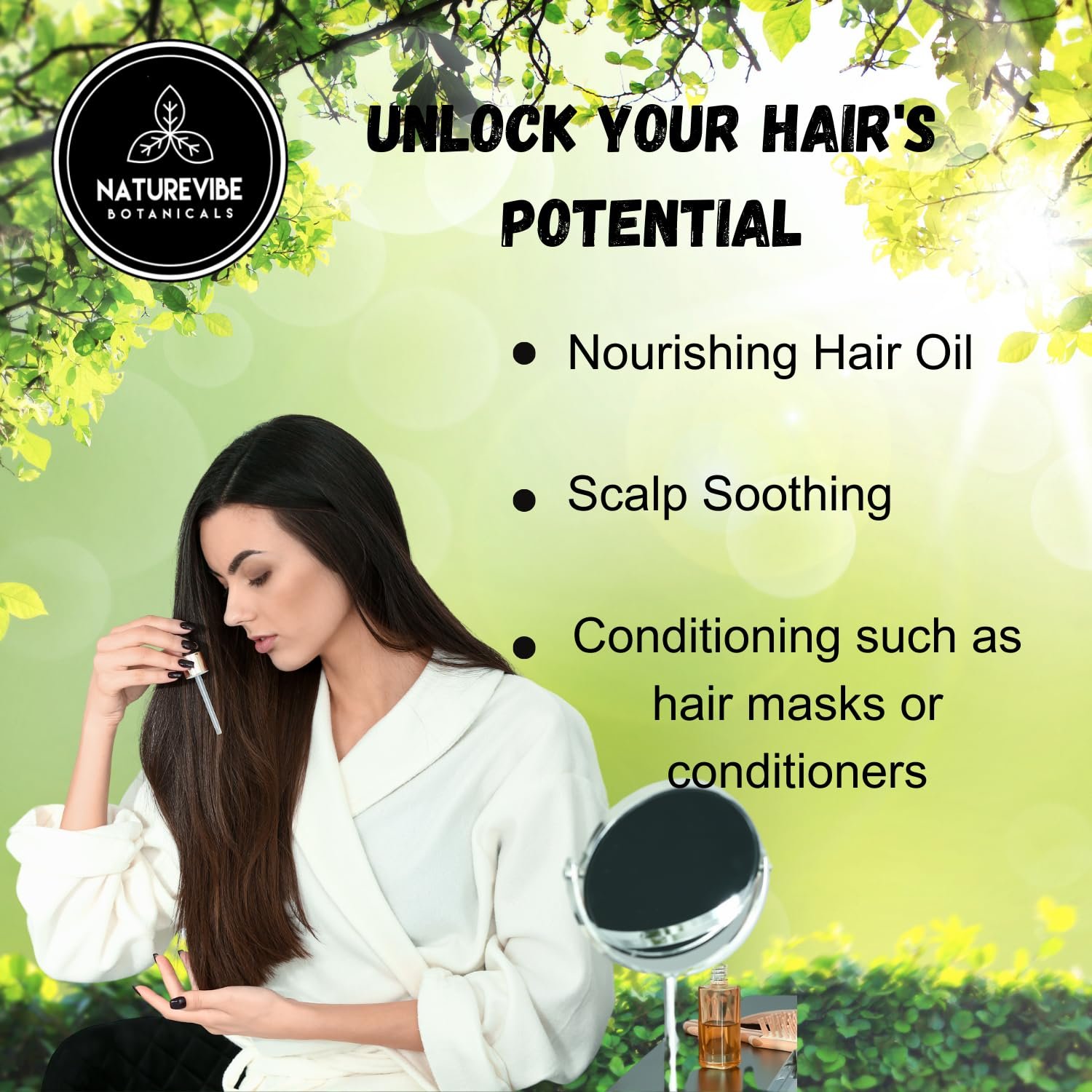 Naturevibe Botanicals Sweet Almond Oil 32 Ounces | 100% Pure and Natural | Great for Skin Care and Hair Care - Image 8