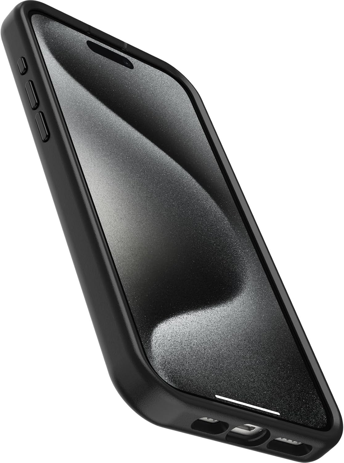 OtterBox iPhone 15 Pro MAX (Only) OtterGrip Symmetry Series Case - Black, Built-in Grip, Sleek Case, Snaps to MagSafe, Raised Edges Protect Camera & Screen - Image 4