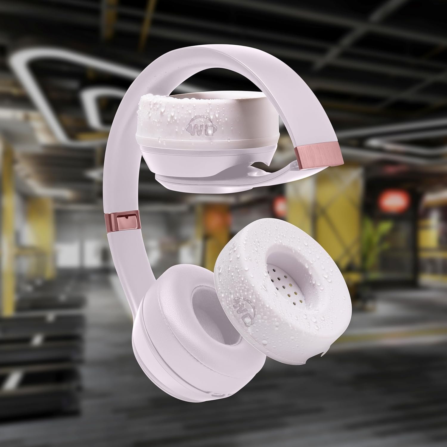 WC SweatZ Solo - Patented Earpad Sweat Covers for Beats Solo 4, Solo 3 & Solo 2, Made by Wicked Cushions | Sweatproof & Machine Washable | Cloud Pink - Image 4