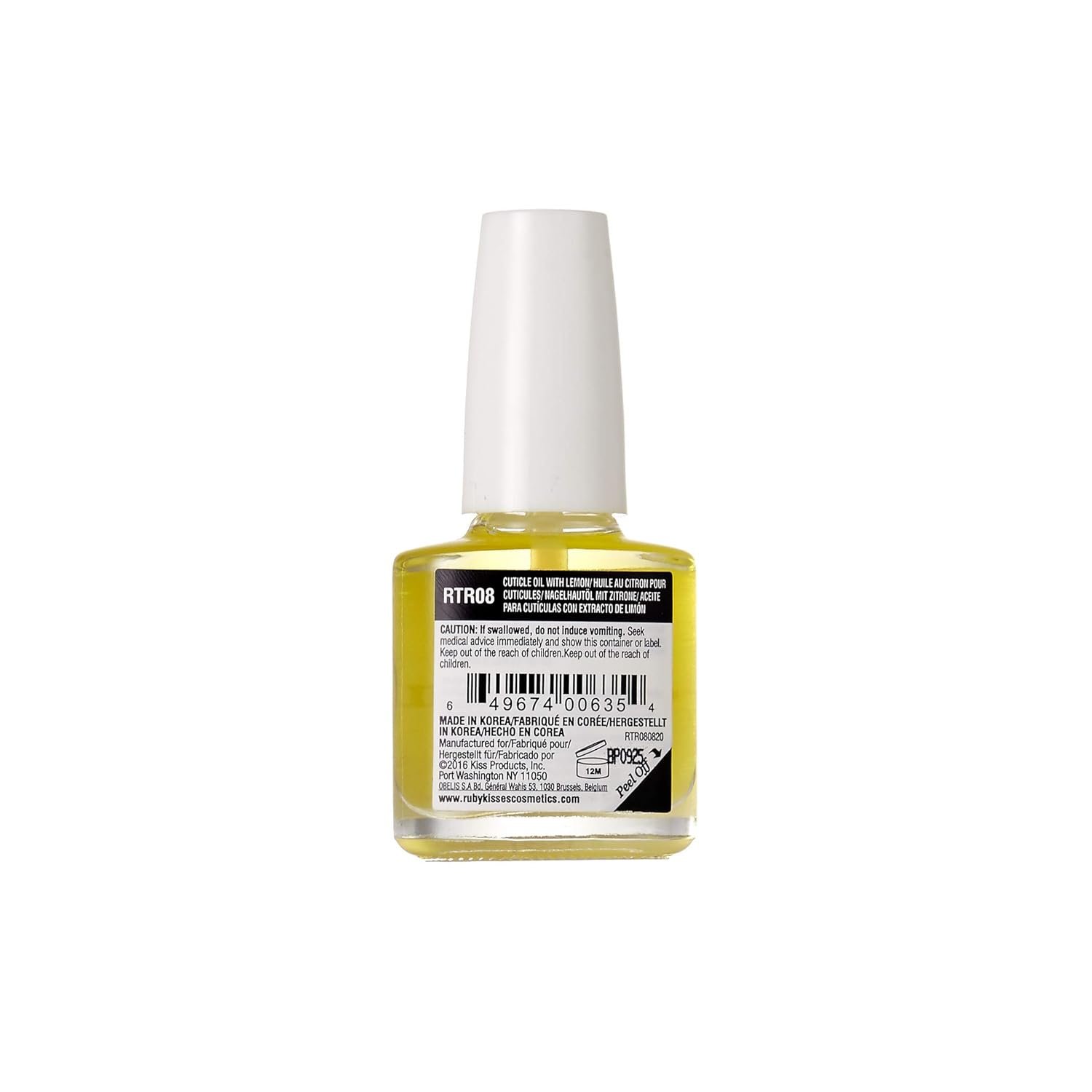 Ruby Kisses Nail Treatment (1 PACK, Cuticle Oil with Lemon) - Image 4