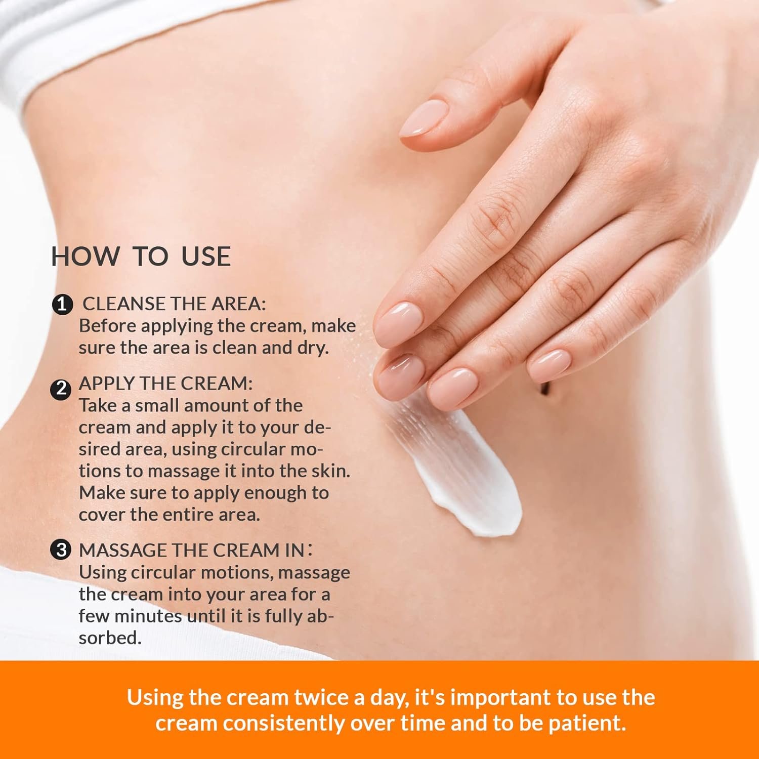 Pulchra B Flat Belly Firming Cream, Skin Tightening Cream for Cellulite, Firming and Tightening Lotion for Belly, Arms, Thighs and Butt, Moisturizing For Women and Men, 3.52 Fl. OZ. - Image 7