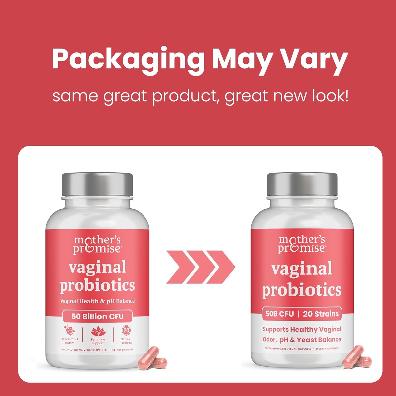 Vaginal Probiotics for Women pH Balance | 50 Billion CFU Womens Probiotic + Cranberry Pills for Vaginal Health, Healthy Odor, Yeast, Urinary Tract | Vegan Women's Probiotics and Prebiotics Supplement - Image 8