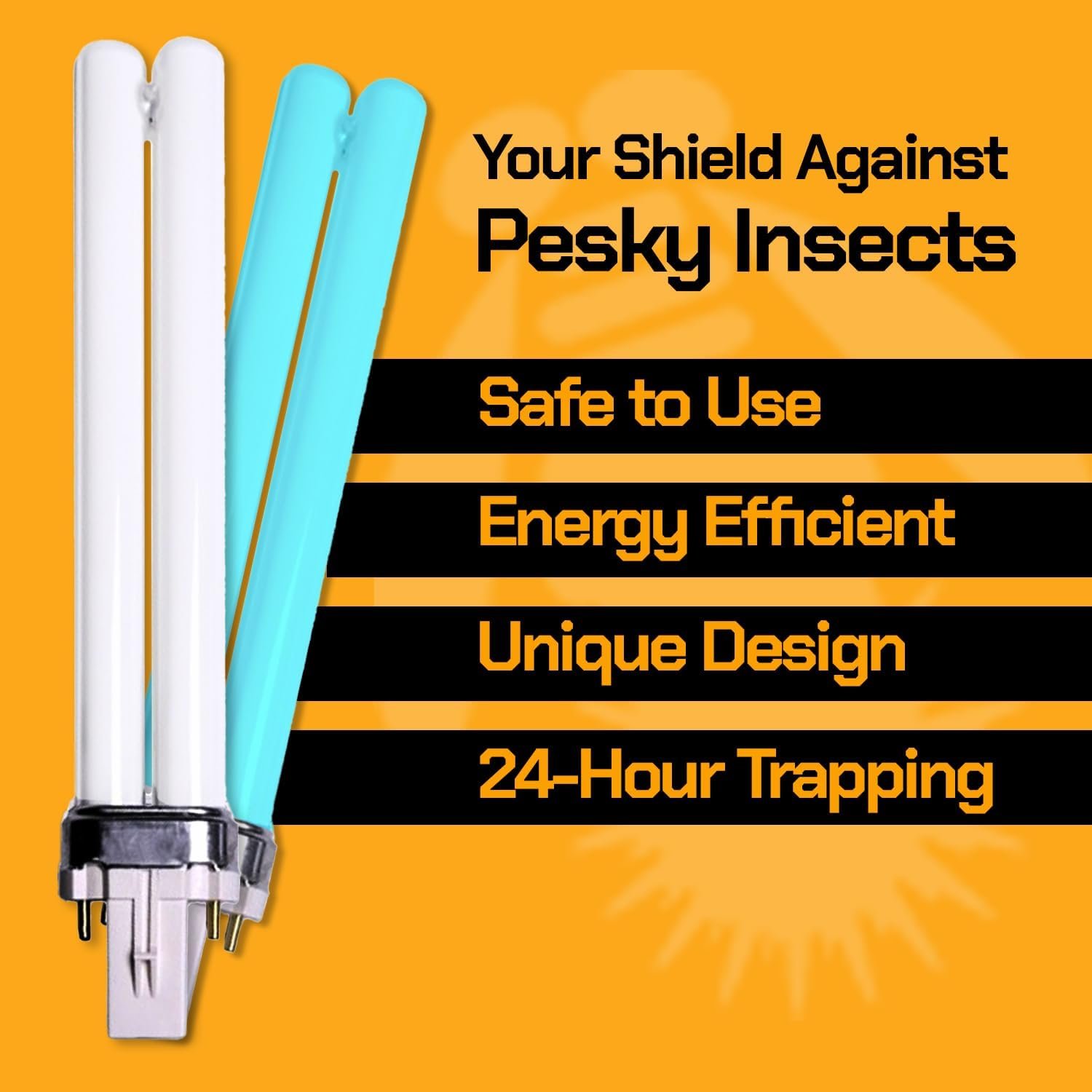 Gardner EL-22 FlyWeb Classic Fly Light Replacement Bulb, Fly Light for Indoors, Fly Web Light Lamp Replacement, UV Insect Light Traps, 9 Watt - Non-Zapper Insect Solution - Image 4