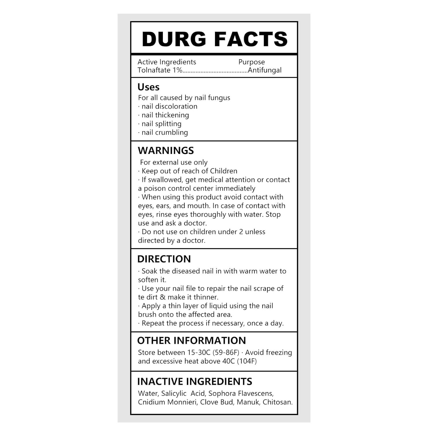 Extra Strength Toenail Fungus Treatment For Toenail Or Fingernail, Fast Acting Nail Repair Liquid for Damaged & Discoloration Nail with Nail File-d8 - Image 8