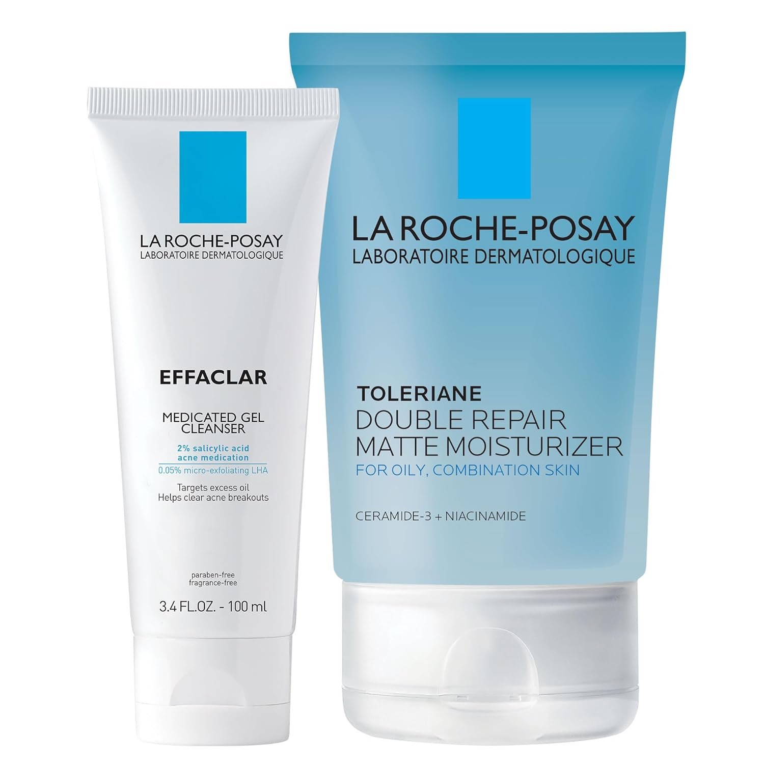 La Roche-Posay Toleriane Double Repair Matte Daily Face Moisturizer, For Oily Skin with Ceramide and Niacinamide for All Skin Tones, Oil Free, Non-Comedogenic - Image 2