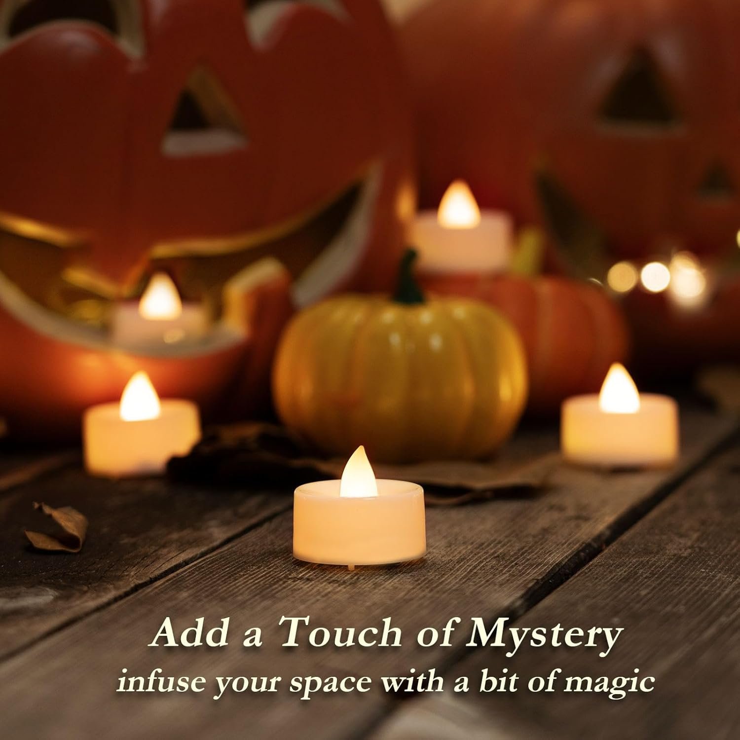 Amagic 30Pcs Flickering Flameless Tea Lights Battery Operated, 200+ Hours Long Lasting Electric Candle for Wedding Table Centerpiece, Home Decor, Gift, Holiday Decor - Image 7