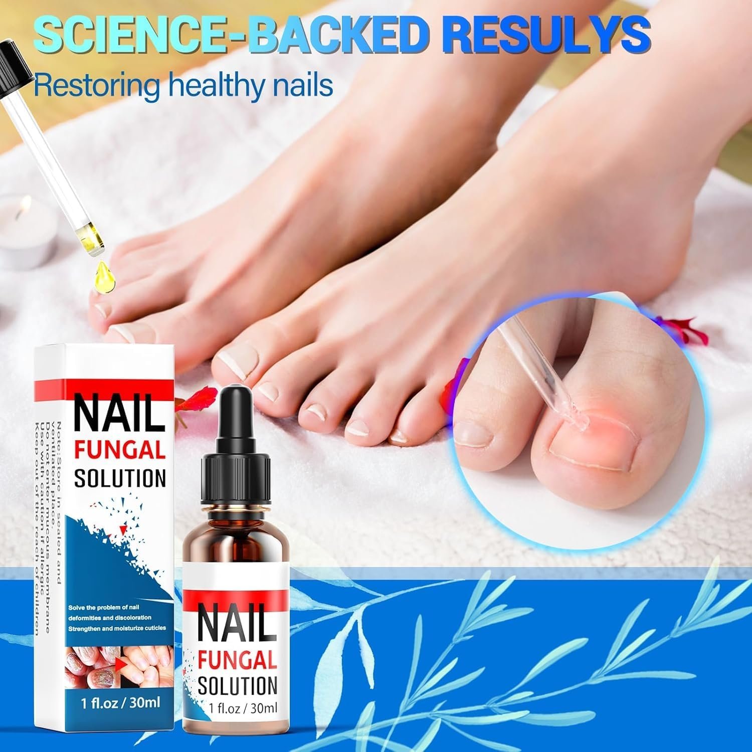 Toenail Fungus Treatment, Toe Nail Fungus Treatment for Toenail & Fingernails, Extra Strength Effective Enhancing Nail Repair for Finger & Toenail Safely & Gently Nail Repair, Toenail Softener -30ML - Image 8