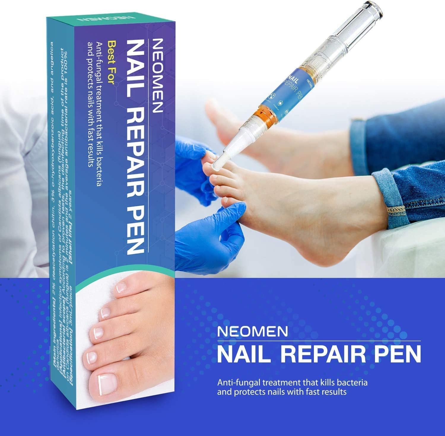 Nail Fungus Treatment Pen, Nail Fungus Treatment for Toenail Pen, Toenail and Nail Care, Nail Support by Neomen (4 Pcs) - Image 6