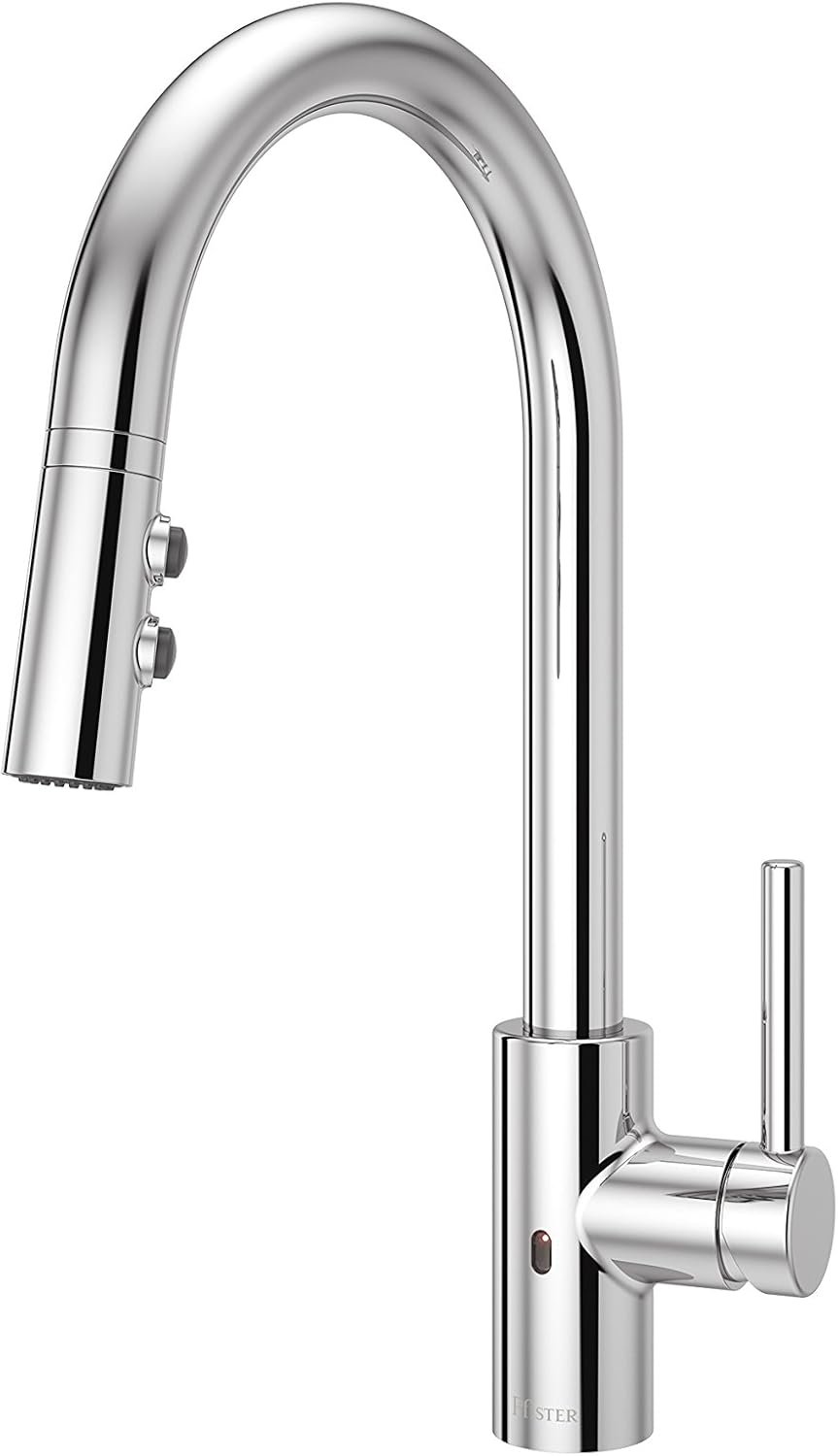 Pfister Stellen Touchless Kitchen Faucet with Pull Down Sprayer, Single Handle, High Arc, Polished Chrome Finish, LG529ESAC - Image 2