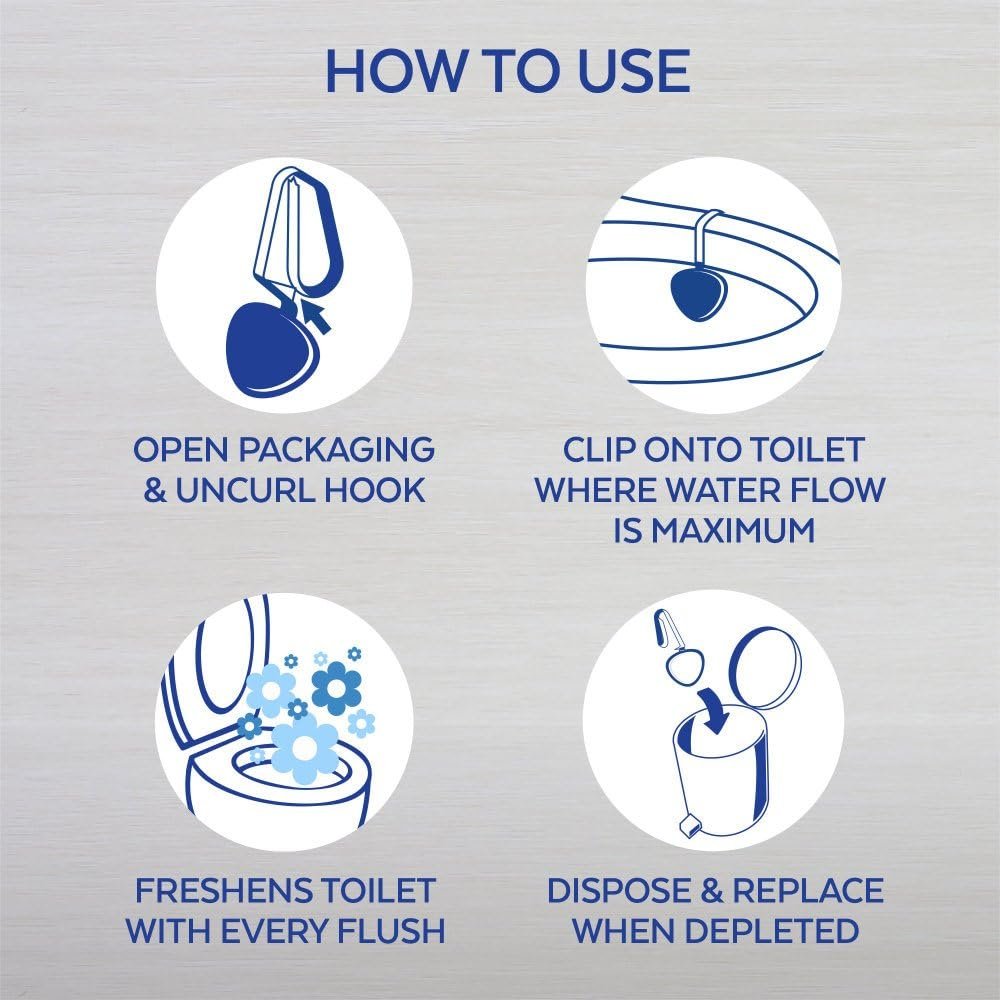 Lysol Hygienic Automatic Toilet Bowl Cleaner, Lemon Breeze, 2ct - Image 5