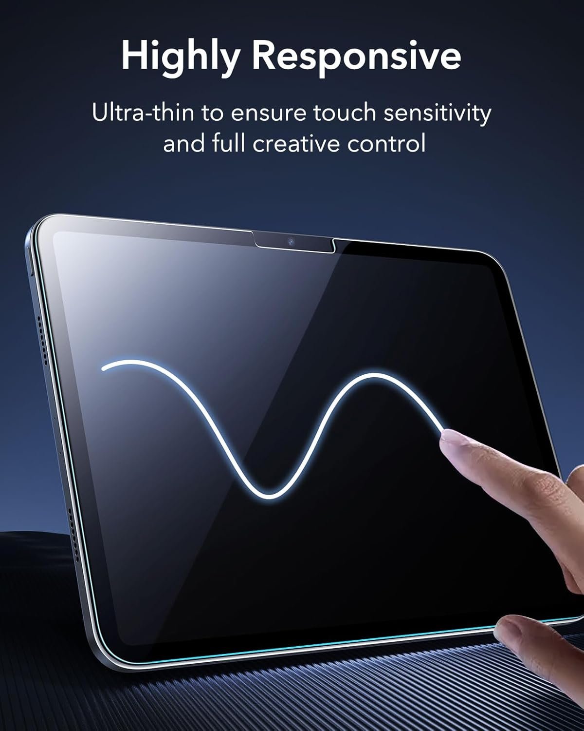 ESR 2 Pack Screen Protector for iPad Pro 13 Inch M4 2024, Tempered Glass Film with Easy Application Tray, Scratch Resistant, HD Clarity - Image 9
