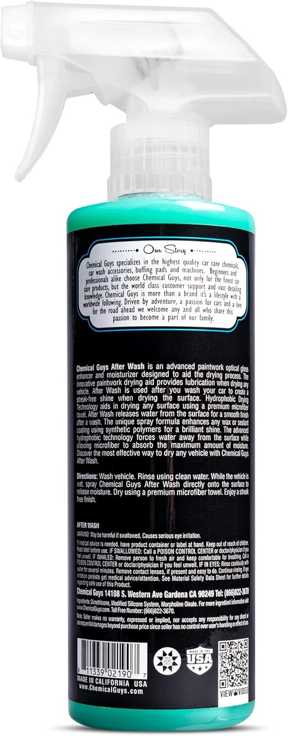 Chemical Guys CWS_801_16 After Wash Sprayable Gloss Boosting Car Wash Drying Aid (Helps Reduce Water Spots), 16 fl. Oz - Image 13