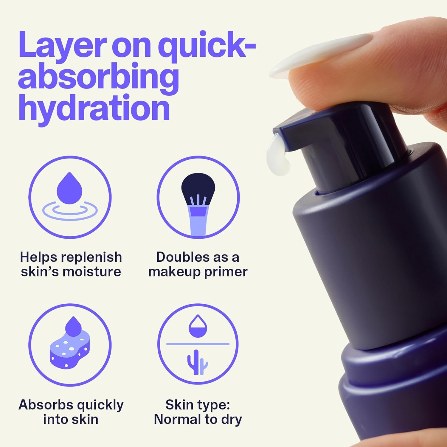 Curology Gel Face Moisturizer, Lightweight Daily Face Lotion for Oily, Dry or Sensitive Skin, with Hyaluronic Acid, Fragrance Free, 1.7 fl oz - Image 3