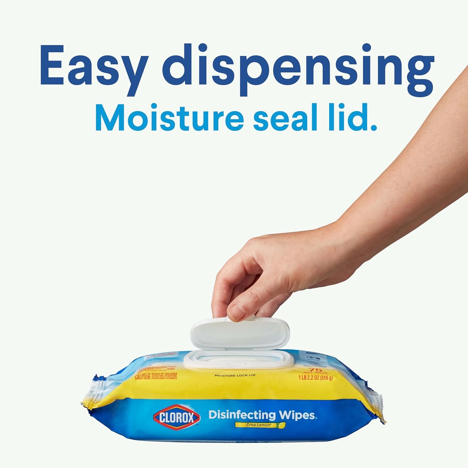 Clorox Disinfecting Wipes, Cleaning Wipes Flex Pack, Fresh Scent, 75 Count (Pack May Vary) - Image 5