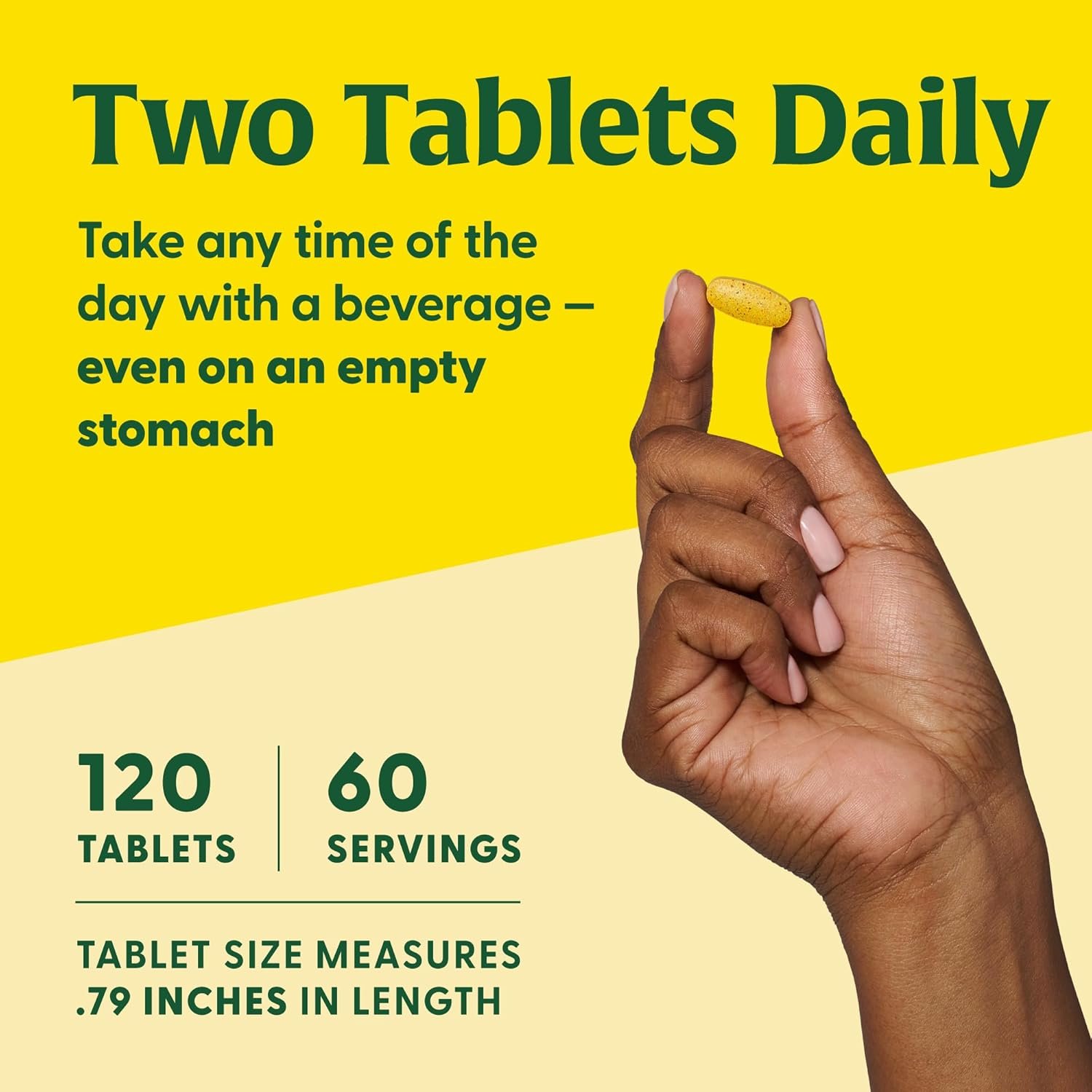 MegaFood Turmeric Curcumin Extra Strength - Whole Body - Turmeric Curcumin with Black Pepper- 475mg Curcuminoids - Holy Basil, Tart Cherry - Made Without 9 Food Allergens - 120 Tabs (60 Servings) - Image 7