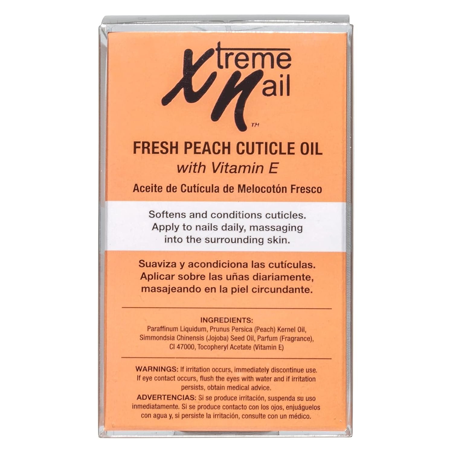 Xtreme Nail Cuticle Oil - Hydrating, Scented Oil for Radiant Cosmetic Nail - Replenishes & Softens Cuticles - Vitamin E Infused - Fresh Peach, 2.5oz - Image 7