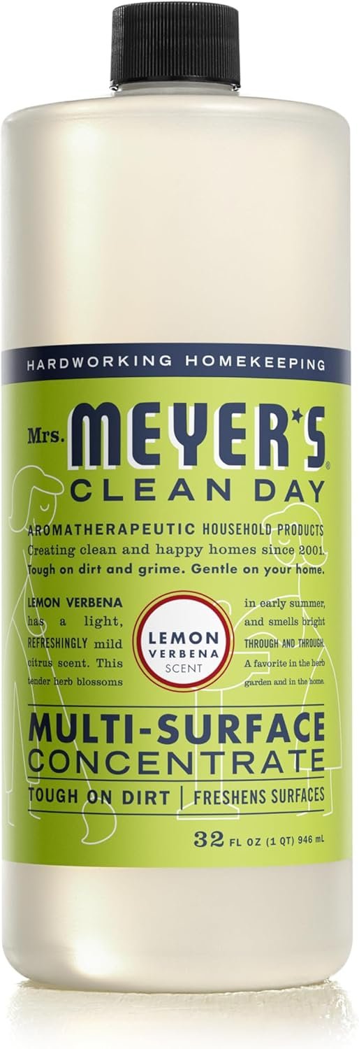 MRS. MEYER'S CLEAN DAY Multi-Surface Cleaner Concentrate, Use to Clean Floors, Tile, Counters, Lemon Verbena, 32 fl. oz - Image 2