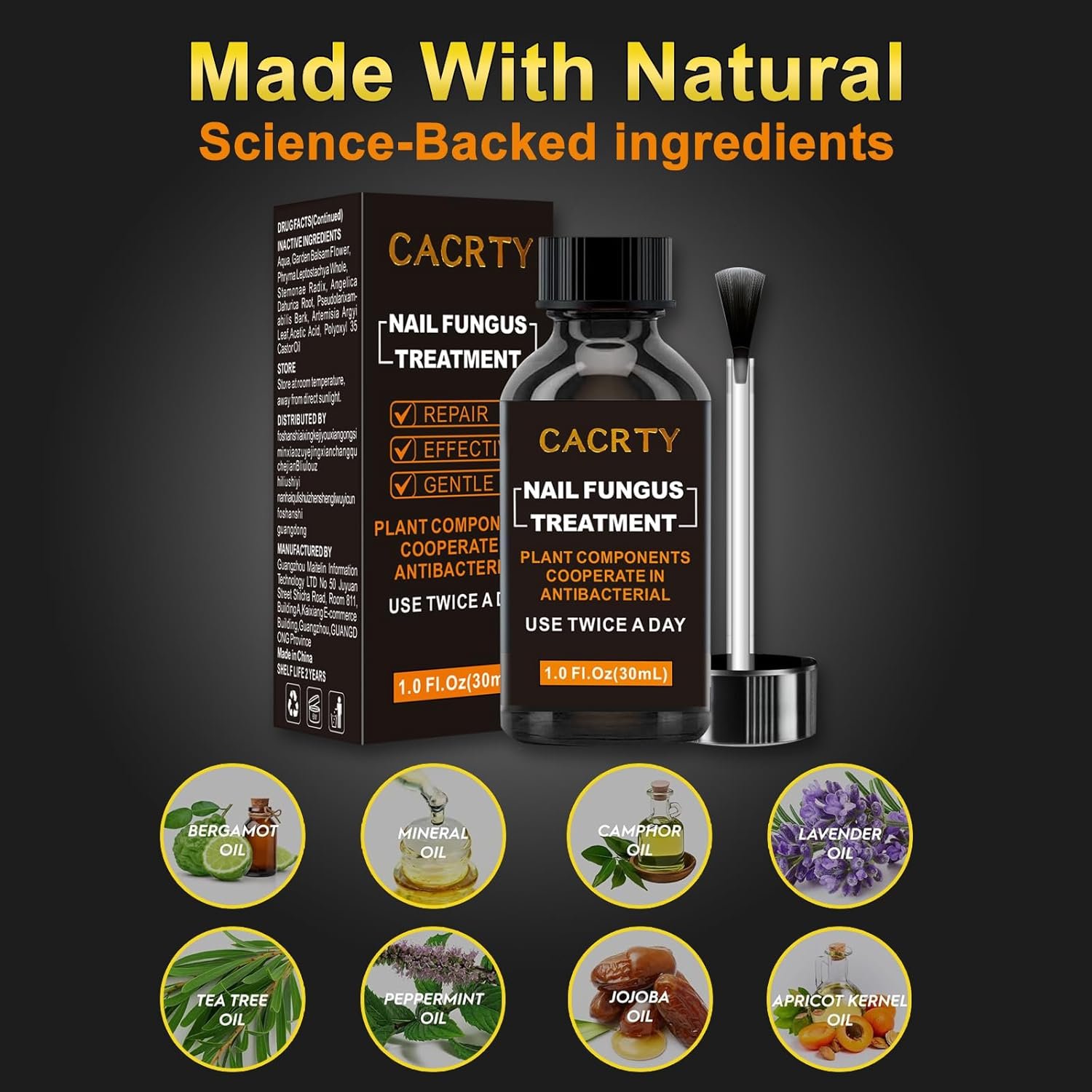 Toenail Fungus Treatment,Nail Fungus Treatment Extra Strength for Athletes Foot, Thick, Broken, Discolored & Damaged Nail - Woman and Man - 30mL - Image 3