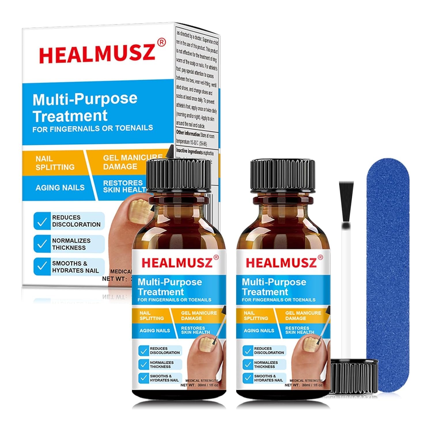 Toenail Fungus Treatment,Toe Fungus Nail Treatment Extra Strength Fast Acting, Toe Fungus Treatment for Toenail, Toenail Fungus Treatment Extra Strength. (2Pcs) - Image 2