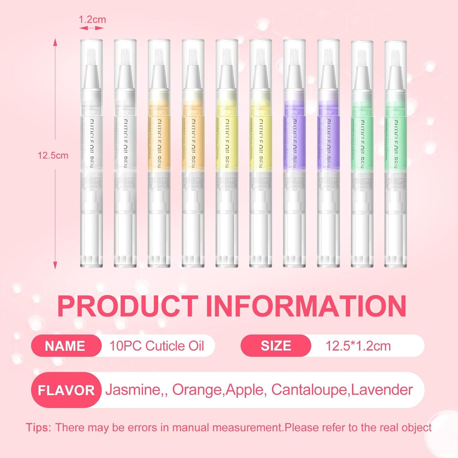 10Pcs Cuticle Oil Pen for Nails Cuticle Oil Bulk for Nail Strength Nail Care Nail Softener Natural Moist Gel Nail Nourishment DIY Manicure Tools Home Salon Gifts for Women - Image 5