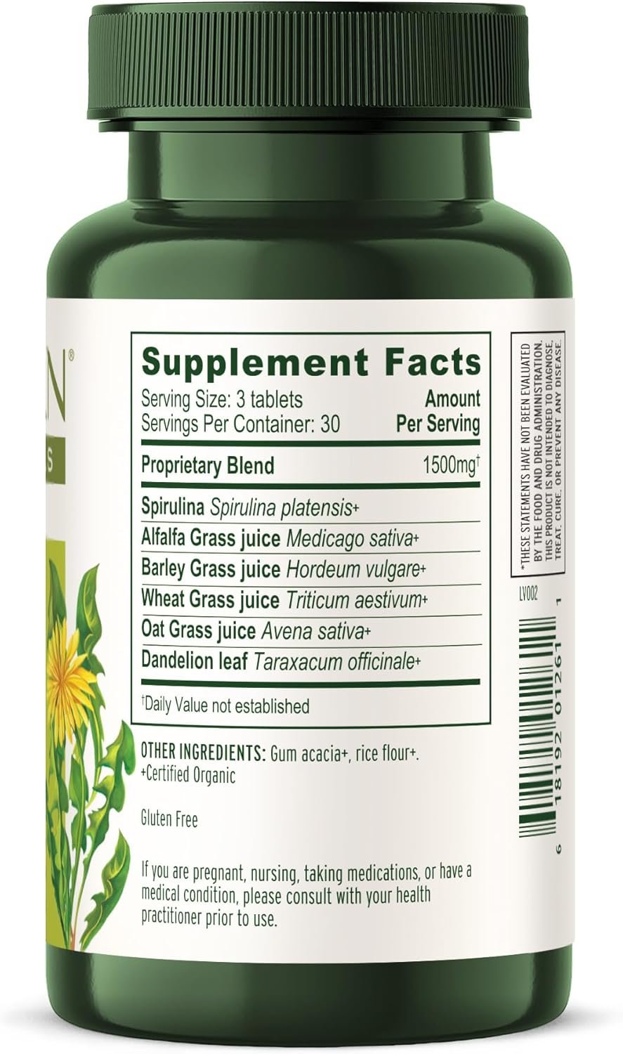 Banyan Botanicals Everyday Greens – Organic Superfood Tablets – Natural Source of Vitamins, Minerals & Antioxidants – Supports Optimal Energy & Health* – 90 Tablets – Non-GMO Sustainably Sourced Vegan - Image 7