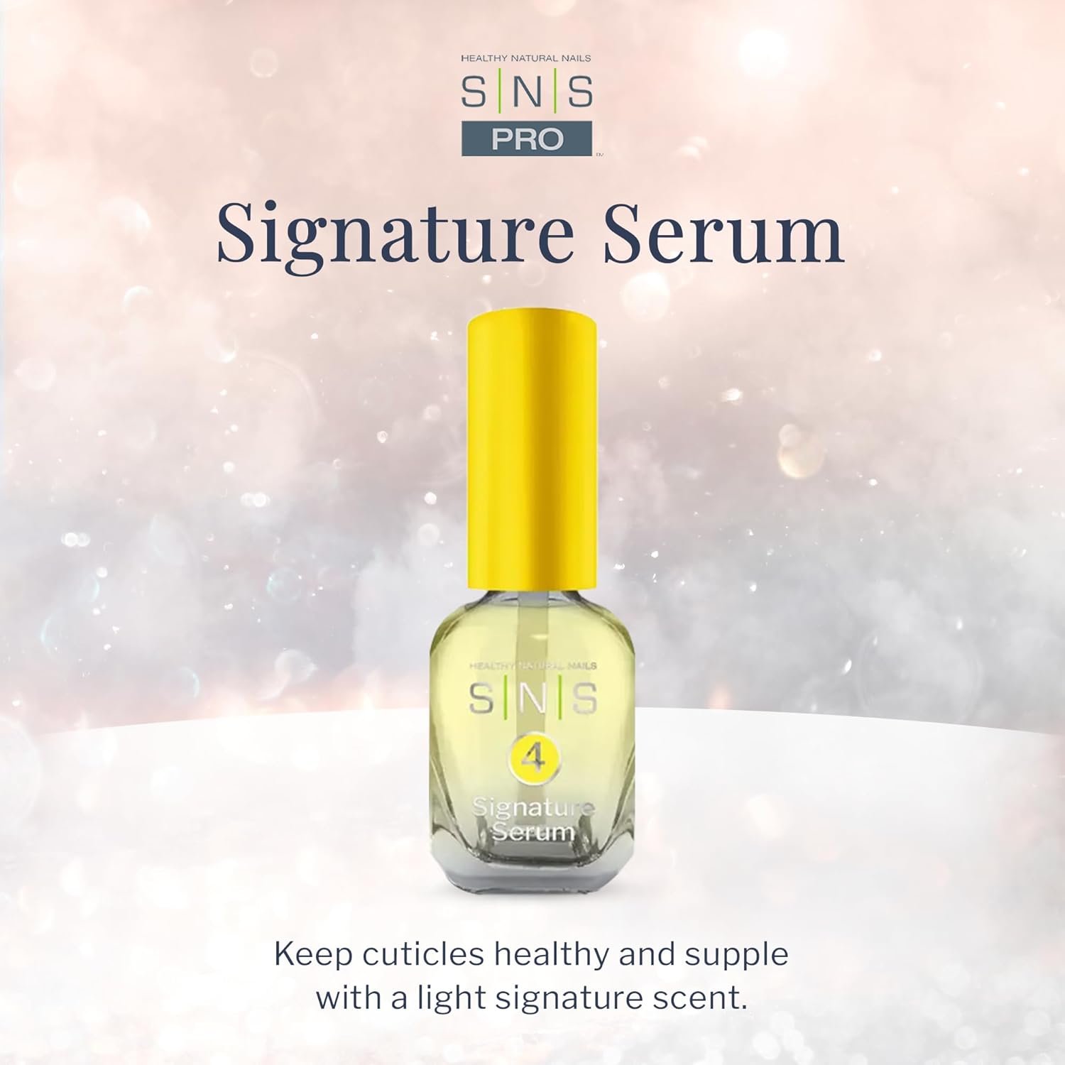 SNS Cuticle Oil for Nails - Nail Oil Vitamin Enriched with Botanical Oils, Vitamins A, D3, B5, E & Calcium Helps Natural Nails Grow Healthy - Nail Growth Serum for Healthier Nail Bed, 0.34oz - Image 3