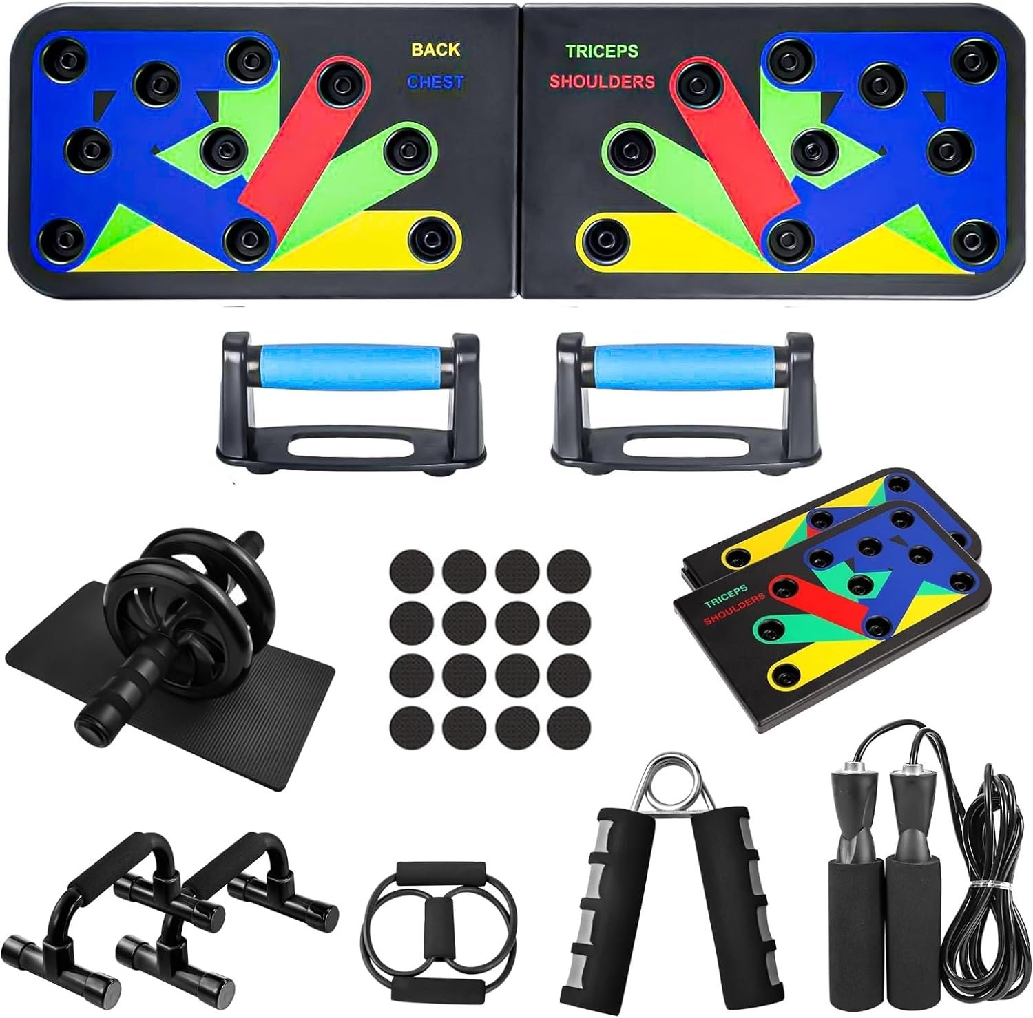 Push Up Board Gym Equipment for Home | Multifunctional Push Up Bar 5 in 1 Pushup Board For Muscle Exercise | Push Up Handles For Floor Chest Work Out | Perfect Foldable Push Up Board For Men And Women - Image 2