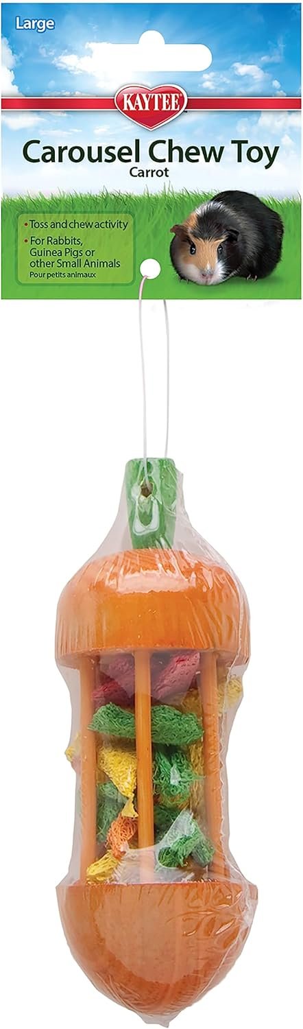 Kaytee Carousel Chew Toy Carrot Large - Image 2