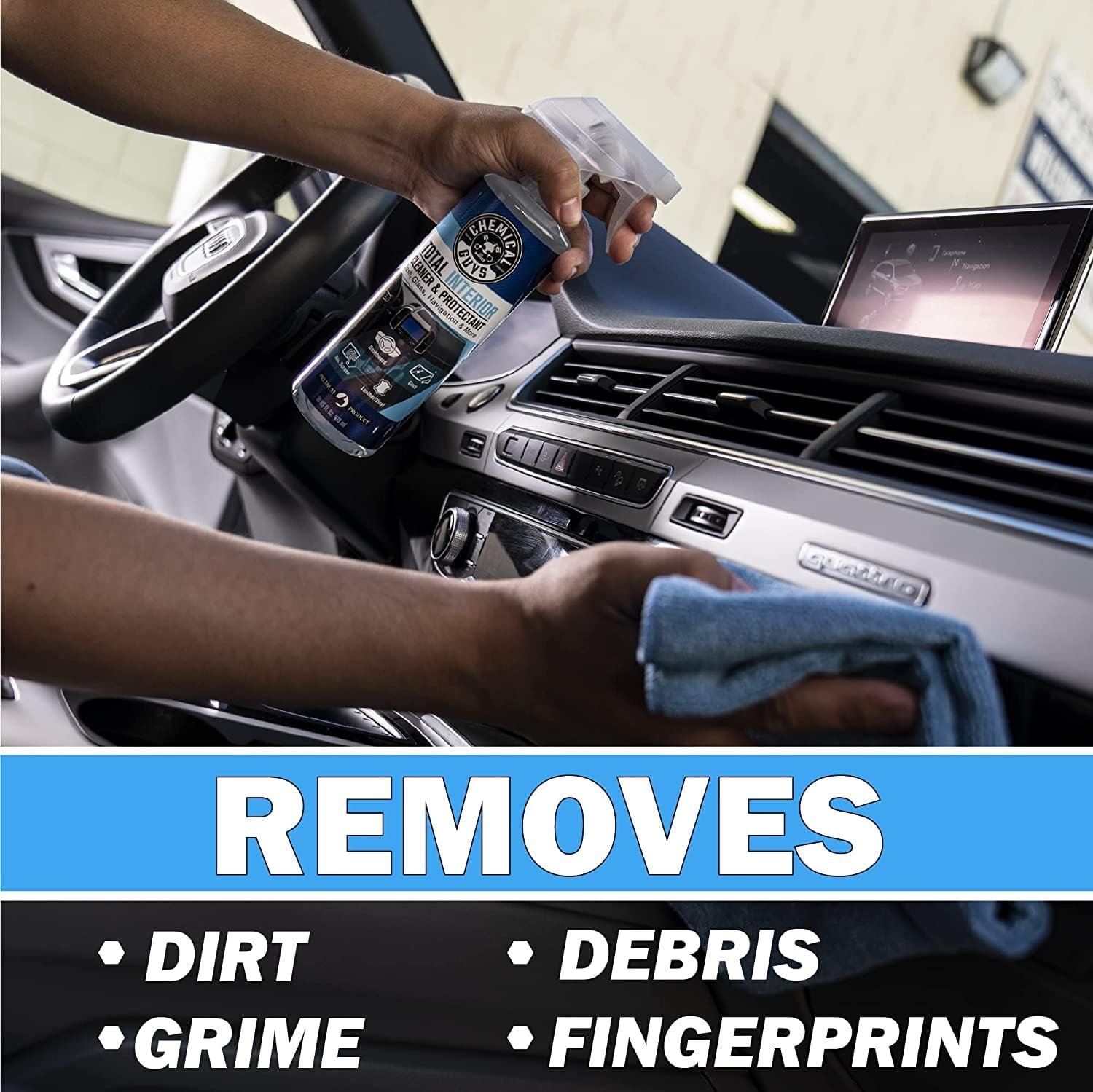 Chemical Guys SPI22016 Total Interior Cleaner and Protectant, Safe for Cars, Trucks, SUVs, Jeeps, Motorcycles, RVs & More, 16 fl oz (Pack of 2) - Image 4