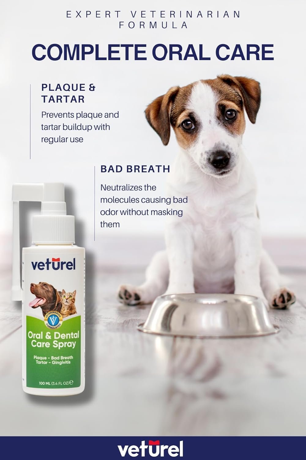 Natural Dog Teeth Cleaning Oral Care Spray - May Help with Bad Breath - May Support Plaque and Dental Care for Cats - May Help Reduce Plaque for Dogs and Cats - 3.4 oz - Image 3