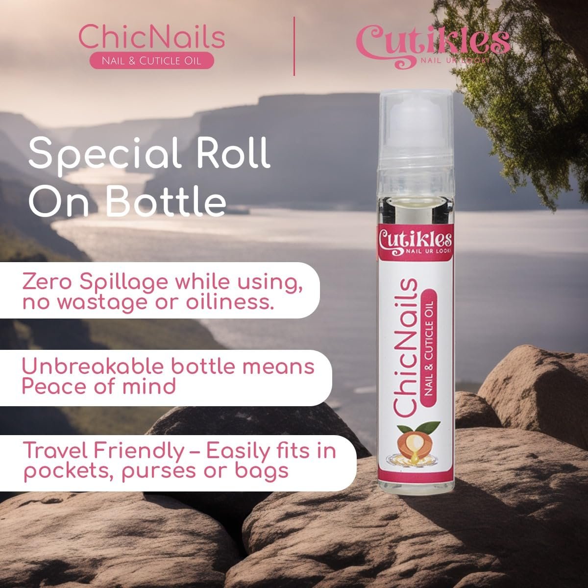 Nail & Cuticle Oil with goodness of Almond & Jojoba Oil. Nourishing Care for Longer and Stronger Nails - 0.33 FL. OZ - Image 8