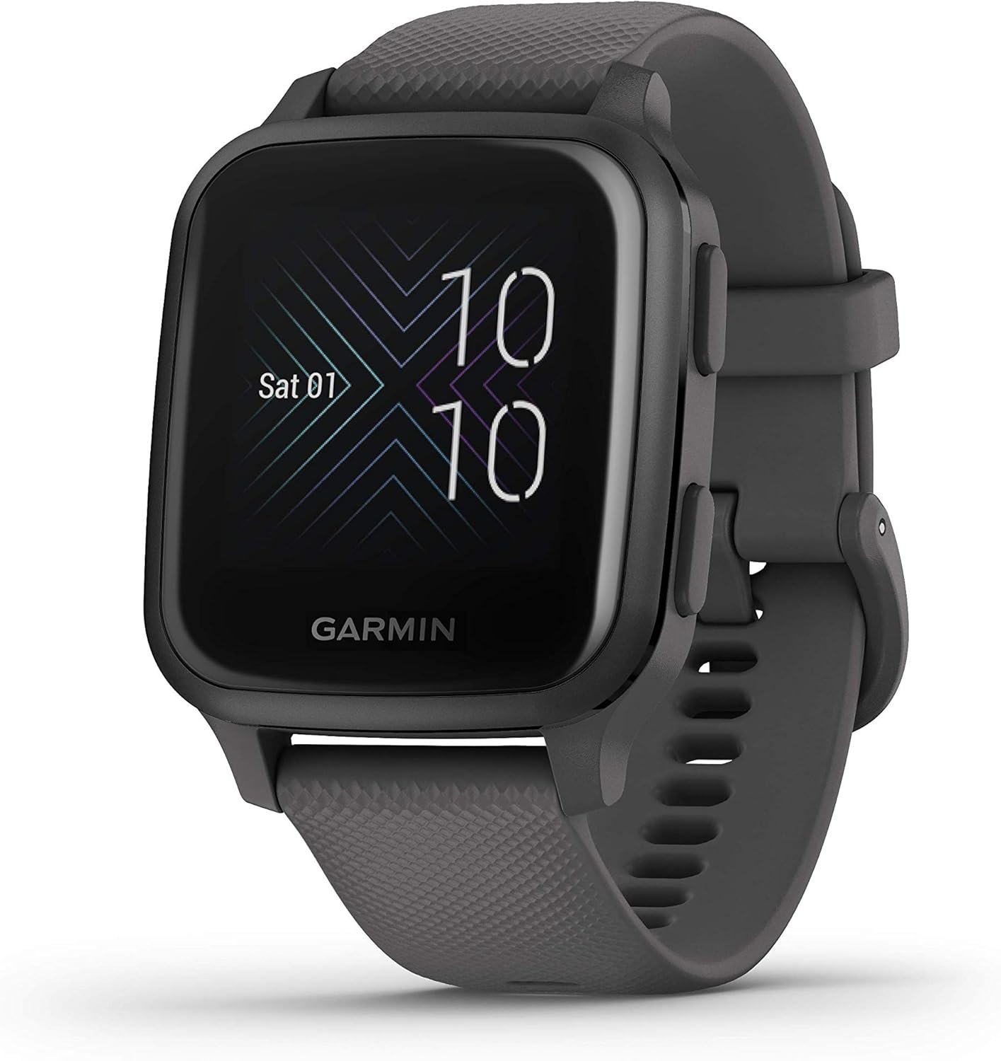 Garmin 010-02427-00 Venu Sq, GPS Smartwatch with Bright Touchscreen Display, Up to 6 Days of Battery Life, Slate Aluminum Bezel with Shadow Gray Case and Slate Silicone Band - Image 2