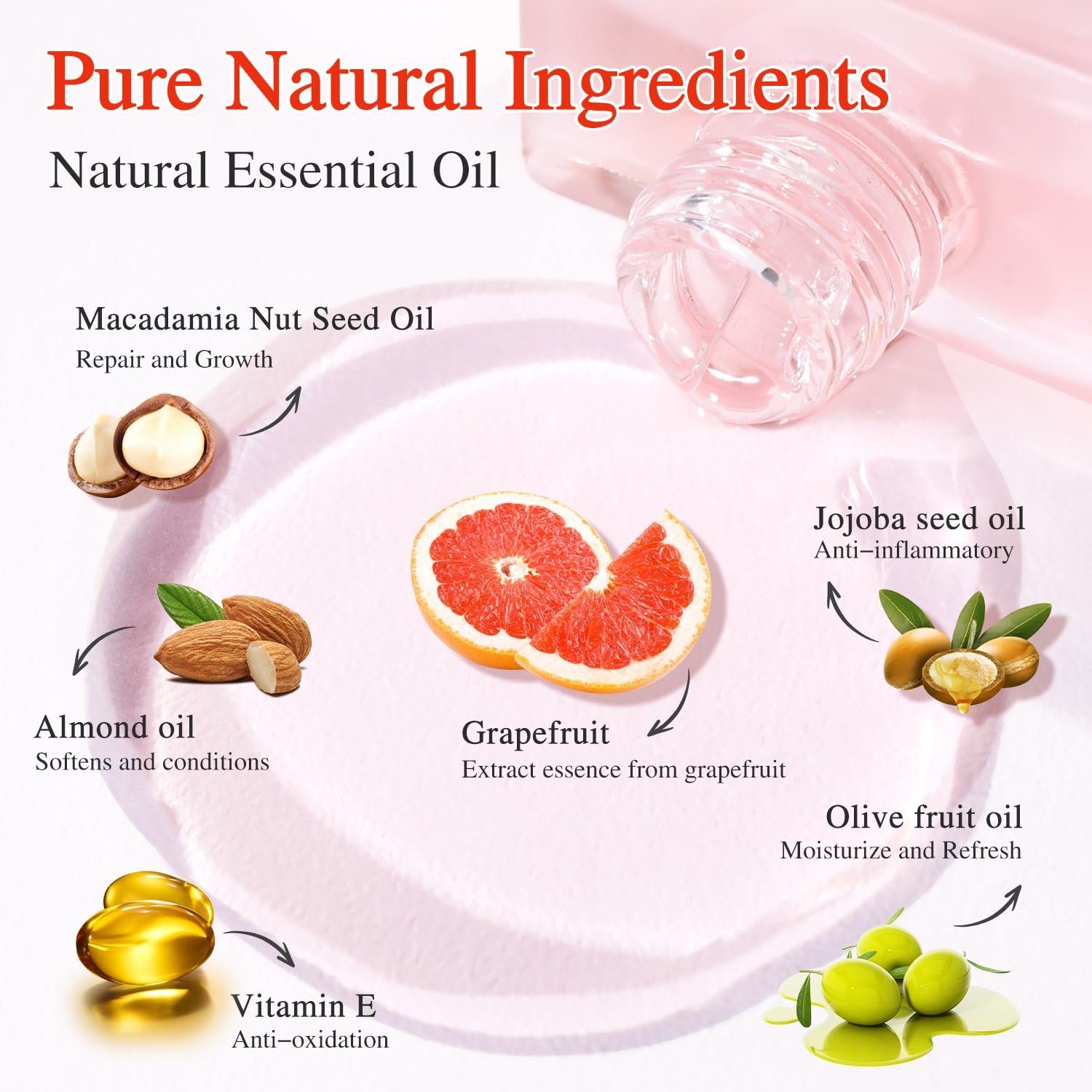 Double Rhythm Natural Cuticle Oil Revitalizing Cuticle Oil for Nails with Vitamin E Repaired Cuticles Overnight Cuticle Softener Nail Strengthener Protector for Damaged Dry Thin Nail - Image 4