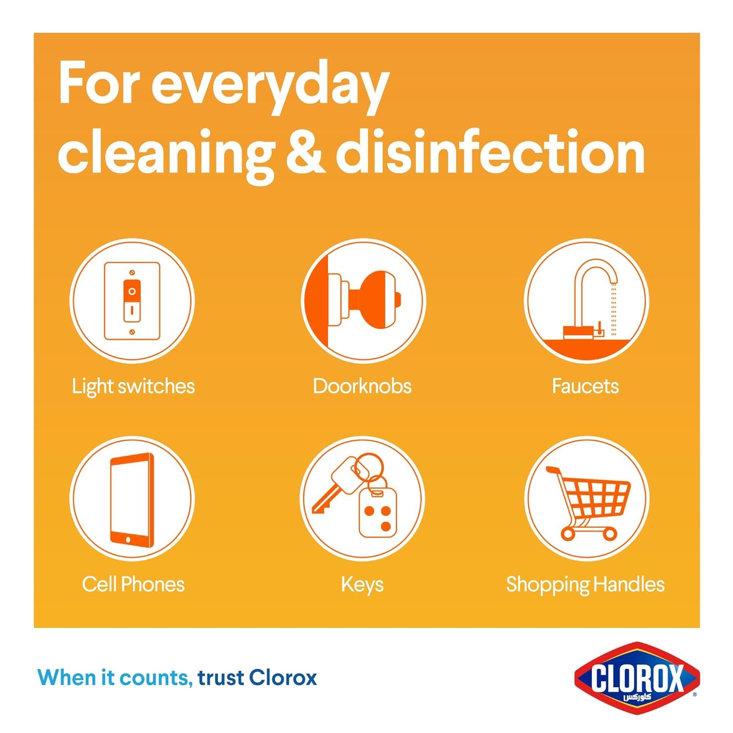 Clorox Disinfecting Wipes, Bleach Free Cleaning Wipes - Crisp Lemon, 35 Count - Image 6